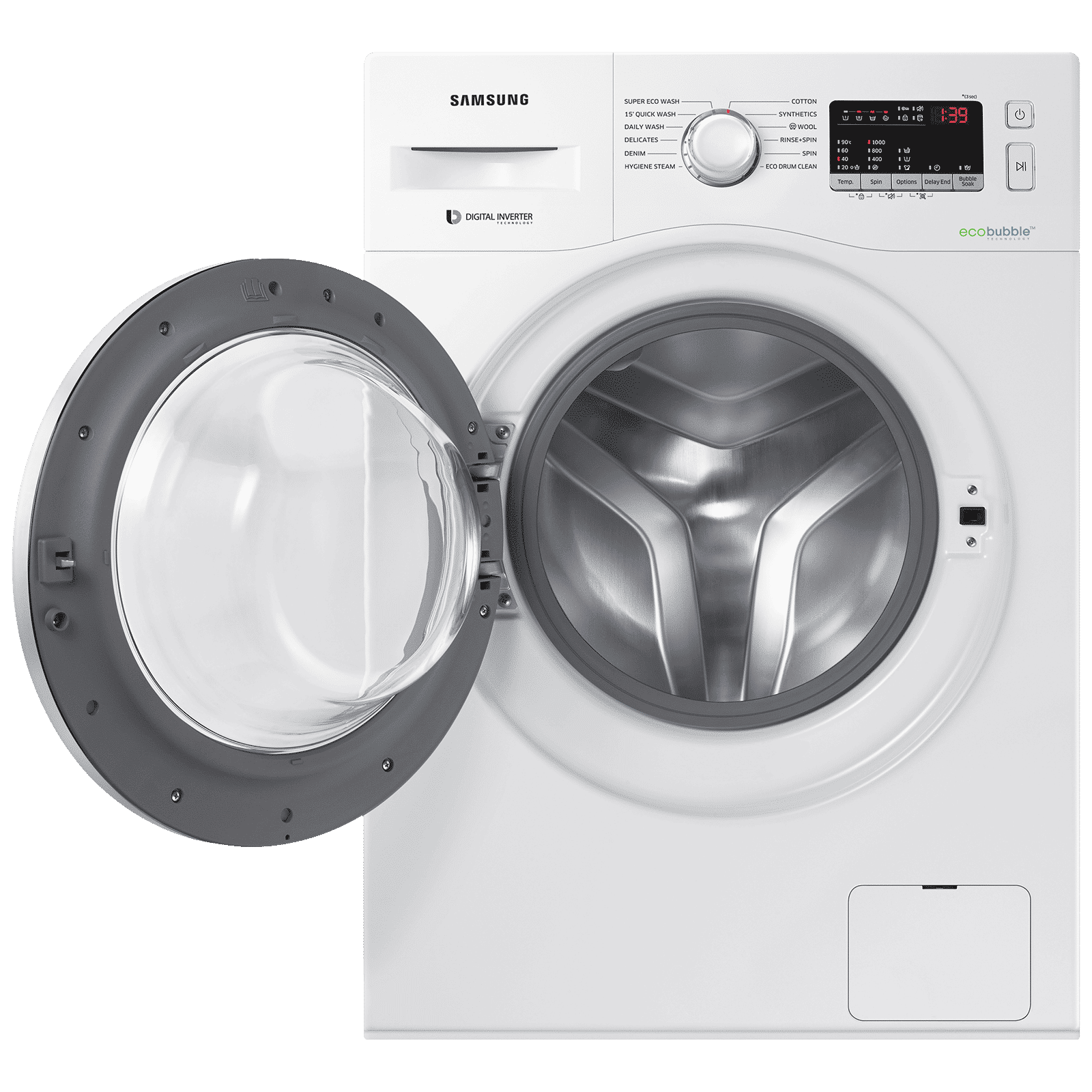 SAMSUNG 6.5 kg 5 Star Inverter Fully Automatic Front Load Washing Machine (WW65R20EKMW/TL, Diamond Drum, DA White) SAMSUNG 6.5 kg 5 Star Inverter Fully Automatic Front Load Washing Machine (WW65R20EKMW/TL, Diamond Drum, DA White)_6