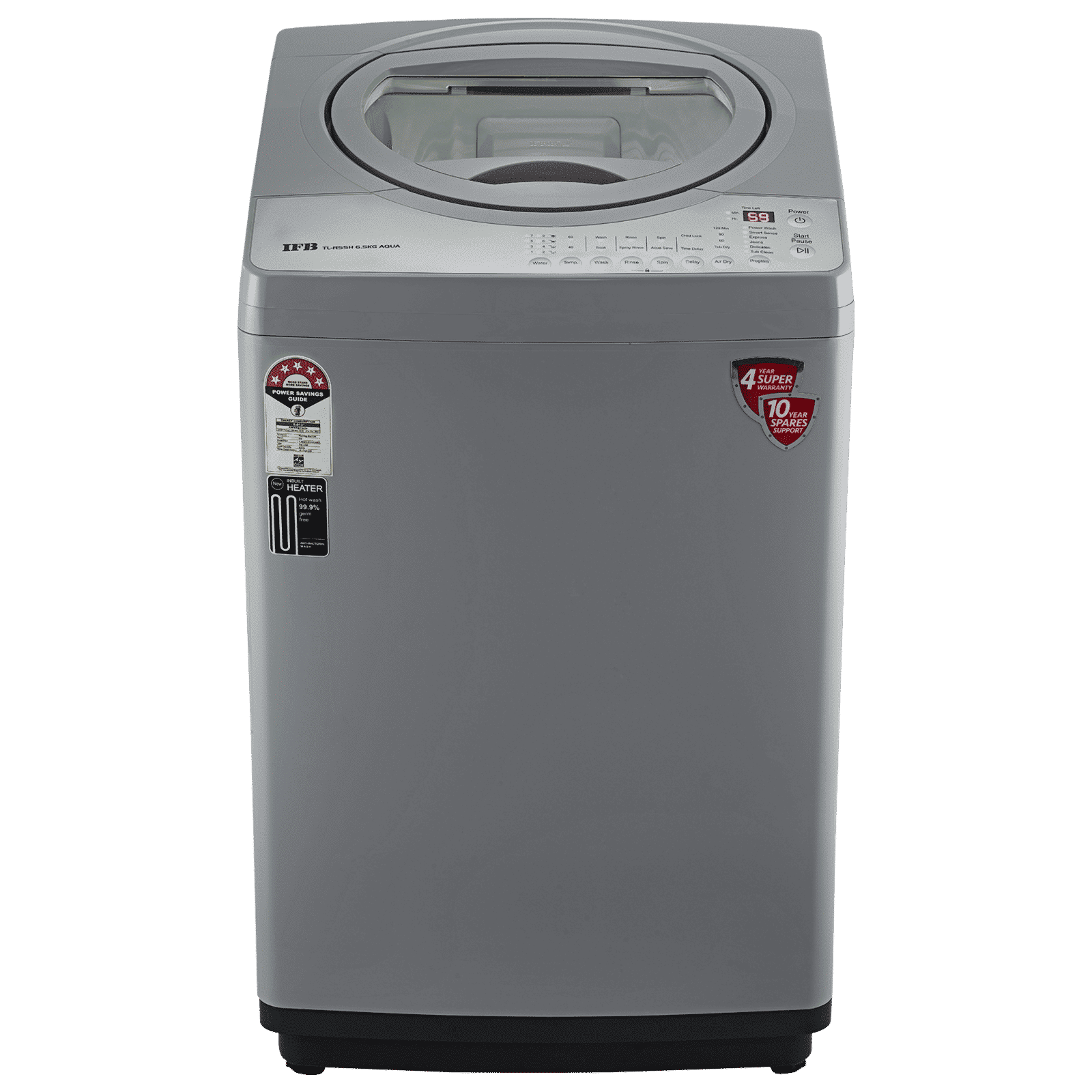 IFB 6.5 kg 5 Star Inverter Fully Automatic Top Load Washing Machine (Aqua, TL-RSSH, Lint Tower Filter, PCM Light Grey) IFB 6.5 kg 5 Star Inverter Fully Automatic Top Load Washing Machine (Aqua, TL-RSSH, Lint Tower Filter, PCM Light Grey)_1