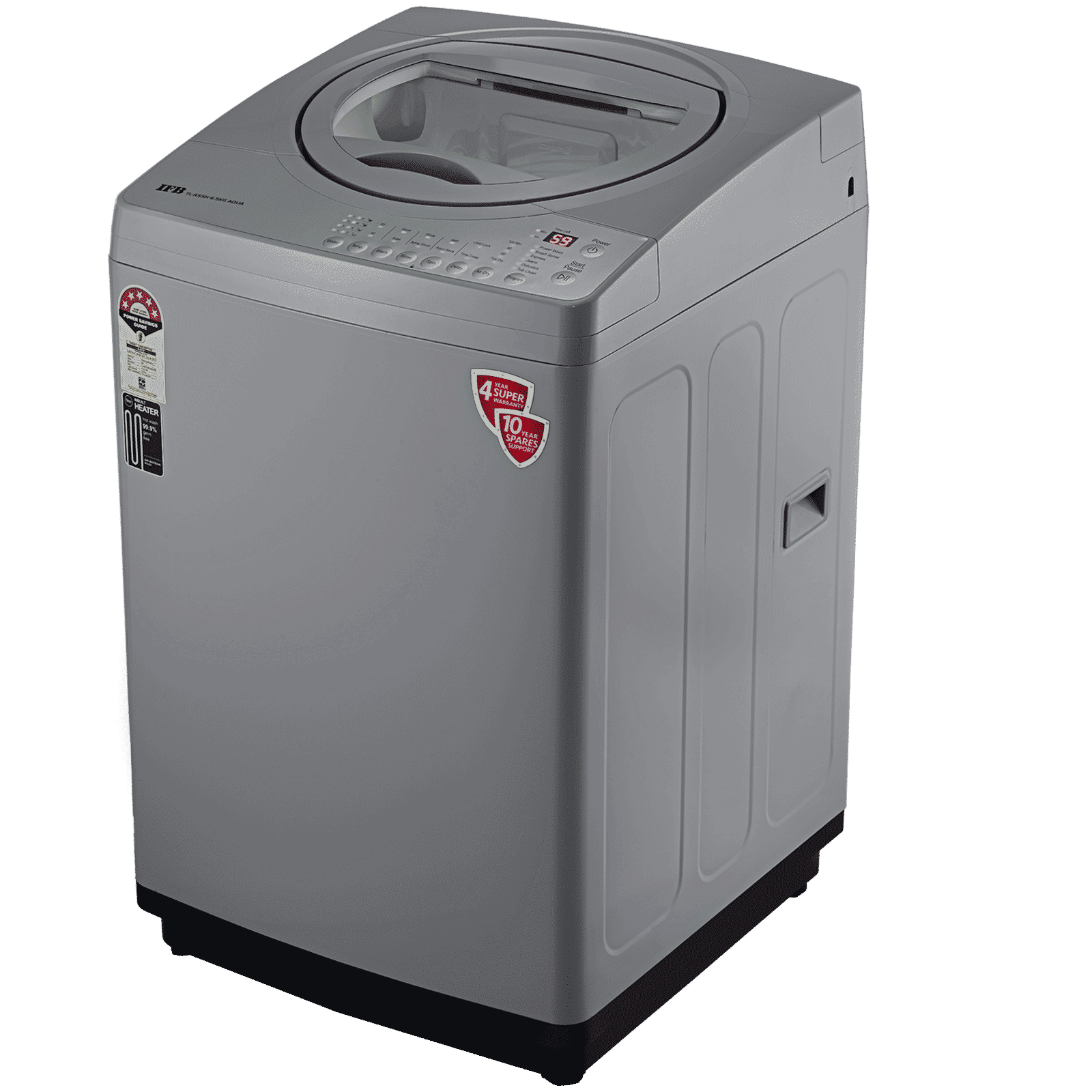 IFB 6.5 kg 5 Star Inverter Fully Automatic Top Load Washing Machine (Aqua, TL-RSSH, Lint Tower Filter, PCM Light Grey) IFB 6.5 kg 5 Star Inverter Fully Automatic Top Load Washing Machine (Aqua, TL-RSSH, Lint Tower Filter, PCM Light Grey)_4