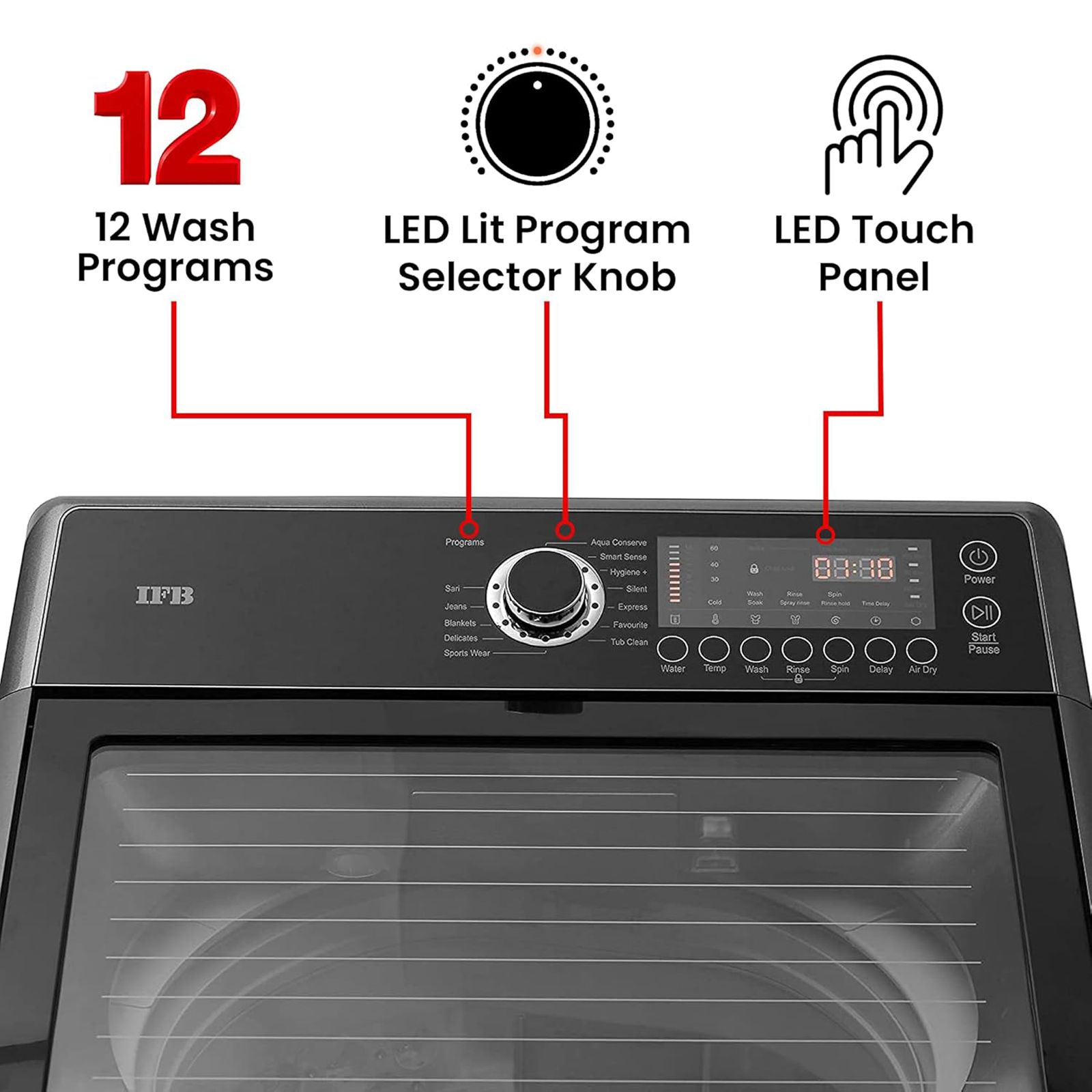 IFB 8.5 kg 5 Star Fully Automatic Top Load Washing Machine (Aqua, TL-SSBL, Built-in Heater, PCM Sparkle Silver) IFB 8.5 kg 5 Star Fully Automatic Top Load Washing Machine (Aqua, TL-SSBL, Built-in Heater, PCM Sparkle Silver)_19