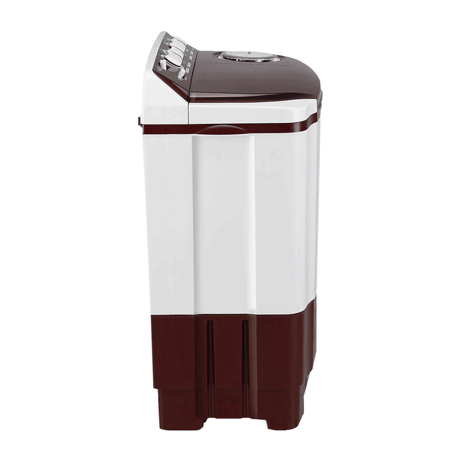LG 8 kg 5 Star Semi Automatic Washing Machine with Lint Filter (P8035SRAZ.ABGQEIL, Burgundy)_11