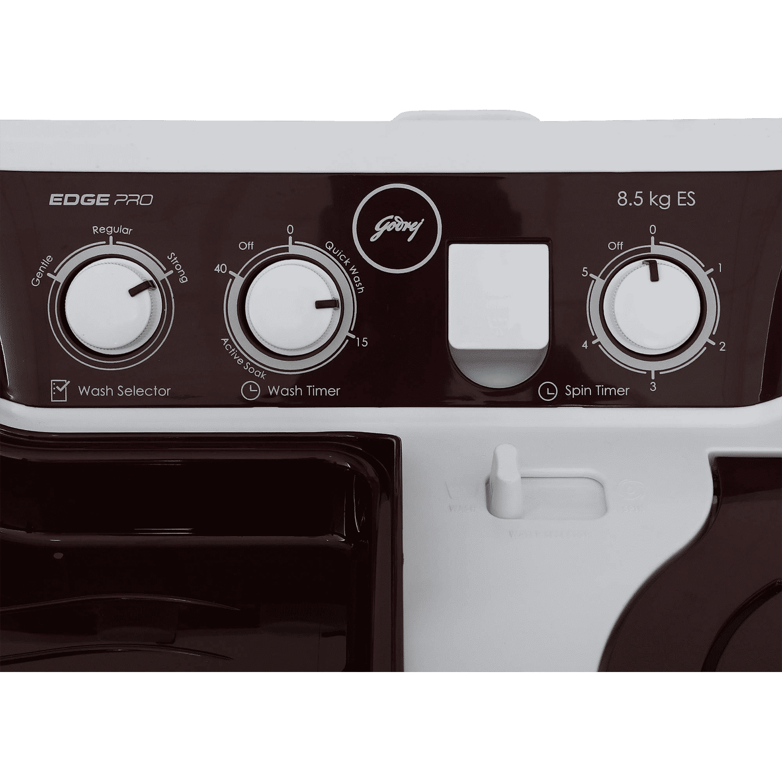 Godrej 8.5 kg 5 Star Semi Automatic Washing Machine with Spin Shower (Edge Pro, WS EDGEPRO 850 ES, Wine Red)_19