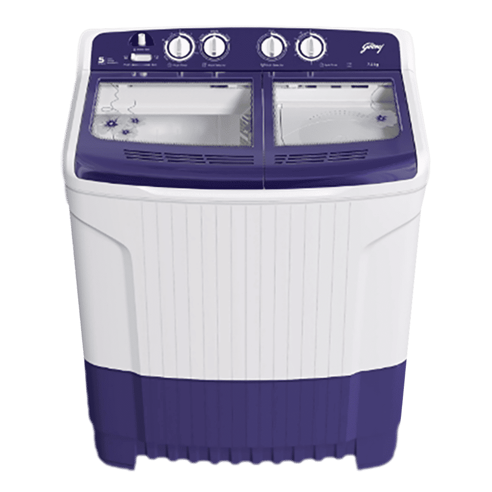 Godrej 7.5 kg 5 Star Semi Automatic Washing Machine with Tri Roto Scrub Pulsator (WS EDGE 7.5 ROBL T, Royal Blue)_12