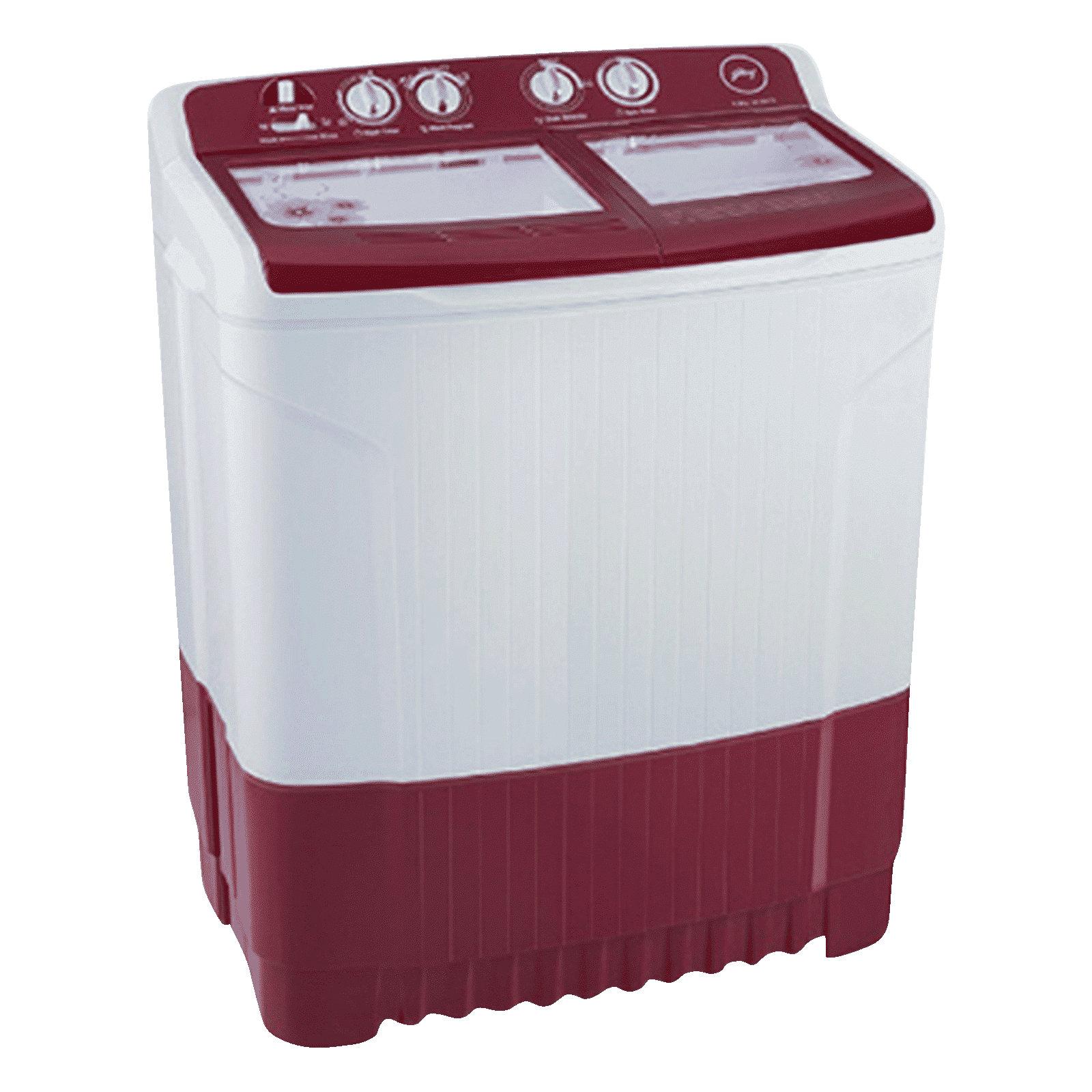 Godrej 8.5 kg 5 Star Semi Automatic Washing Machine with Spin Shower (Edge, WS EDGE 8.5 WNRD TB3 M, Wine Red) Godrej 8.5 kg 5 Star Semi Automatic Washing Machine with Spin Shower (Edge, WS EDGE 8.5 WNRD TB3 M, Wine Red)_5