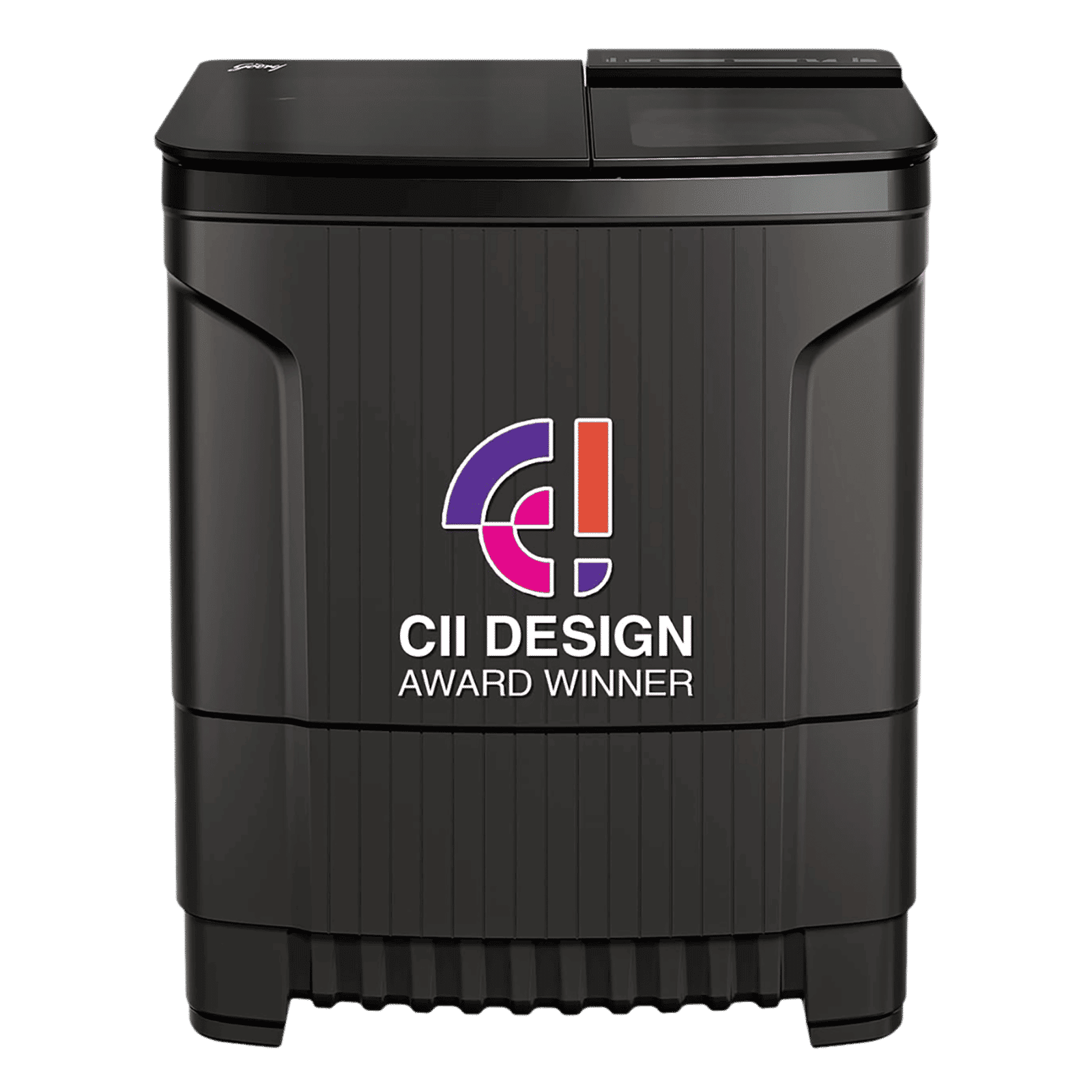 Godrej 8 kg 5 Star Semi Automatic Washing Machine with PowerMax Wash Motor (Edge Ultima Steelnox, WS EDGE ULTS 80 5.0 DB2M CSGR, Crystal Grey)_1