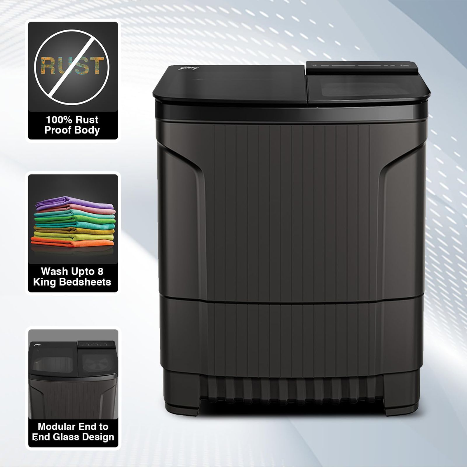 Godrej 8 kg 5 Star Semi Automatic Washing Machine with PowerMax Wash Motor (Edge Ultima Steelnox, WS EDGE ULTS 80 5.0 DB2M CSGR, Crystal Grey)_15