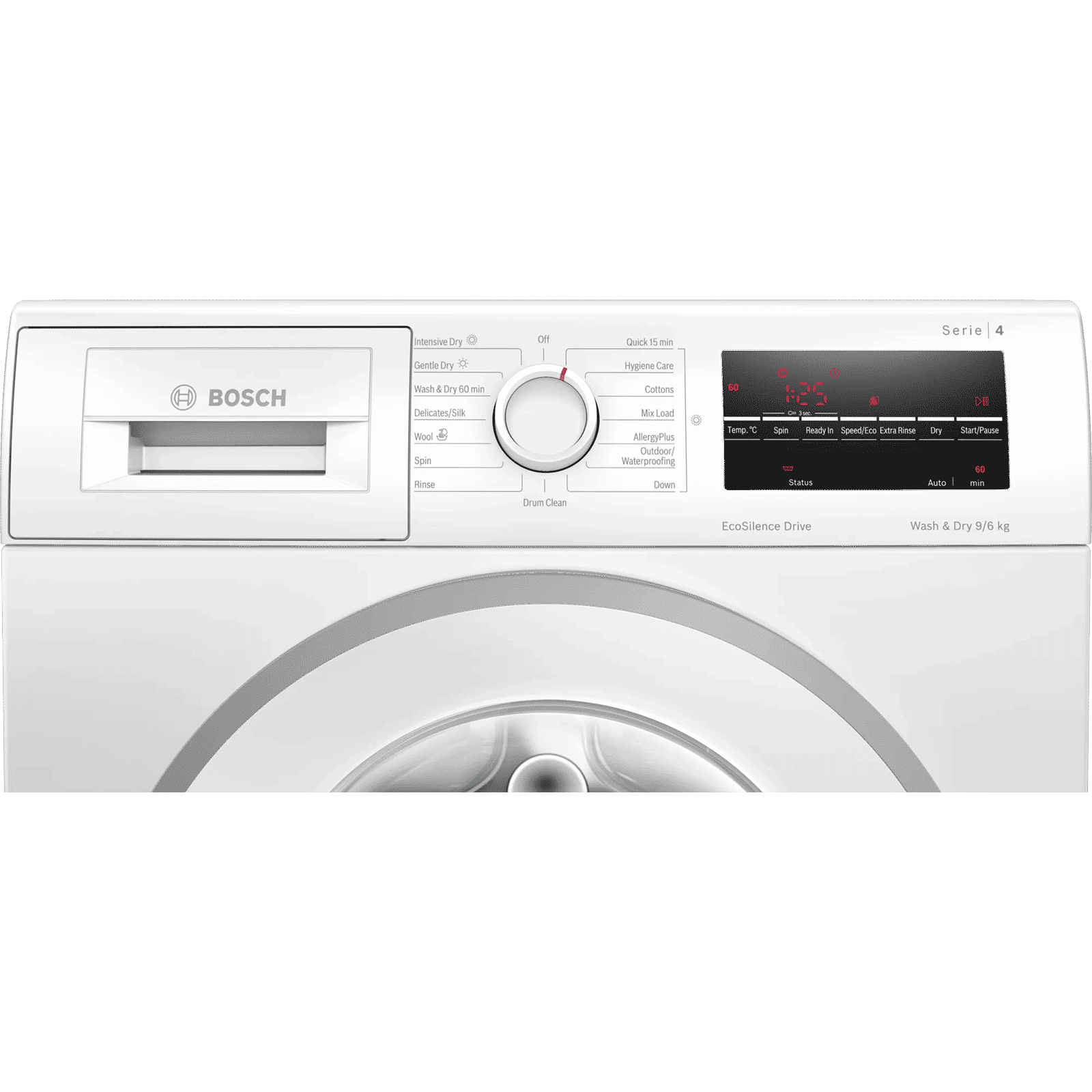 BOSCH 9/6 kg 5 Star Inverter Fully Automatic Front Load Washer Dryer (Series 4, WNA14400IN, Anti-Vibration Side Panel, White) BOSCH 9/6 kg 5 Star Inverter Fully Automatic Front Load Washer Dryer (Series 4, WNA14400IN, Anti-Vibration Side Panel, White)_4