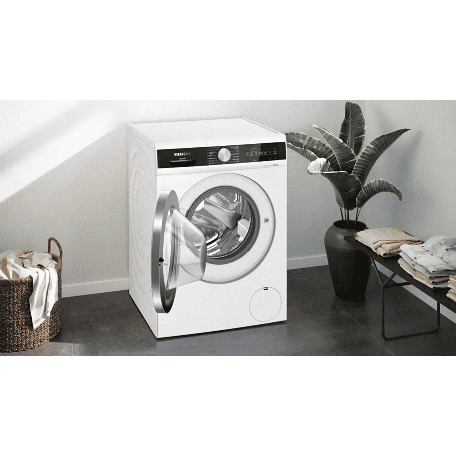 SIEMENS 9/6 kg 5 Star Fully Automatic Front Load Washer Dryer (iQ500, WN44A100IN, In-Built Heater, White)_11
