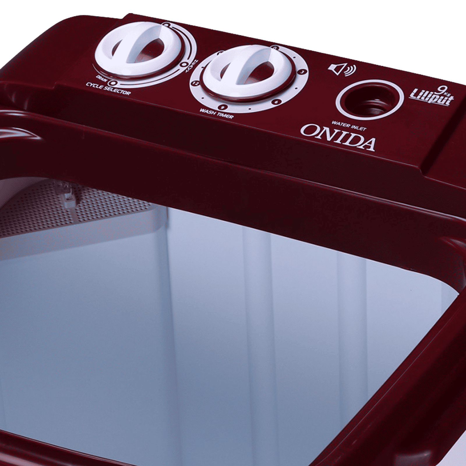 ONIDA 9 kg Semi Automatic Washer with Anti Rat Mesh (Liliput, W90W, Lava Red) ONIDA 9 kg Semi Automatic Washer with Anti Rat Mesh (Liliput, W90W, Lava Red)_9