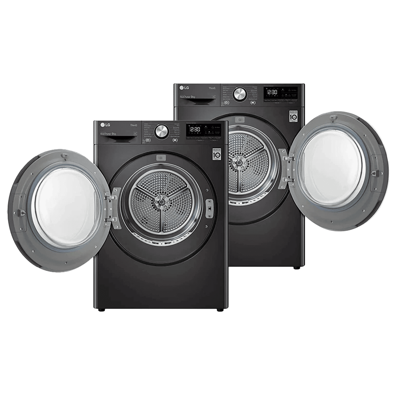 LG 9 kg 5 Star Inverter Fully Automatic Front Load Dryer (DHV09SWB, Wi-Fi Support, Black)_10