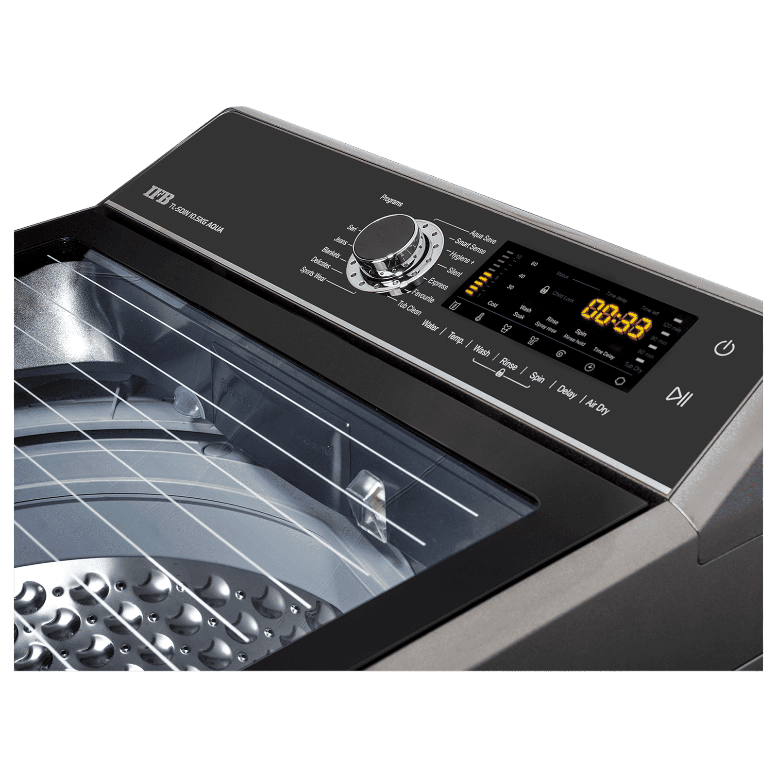 IFB 10 kg 5 Star Fully Automatic Top Load Washing Machine (TL-SDIN AQUA, Aqua Energie, Inox) IFB 10 kg 5 Star Fully Automatic Top Load Washing Machine (TL-SDIN AQUA, Aqua Energie, Inox)_10
