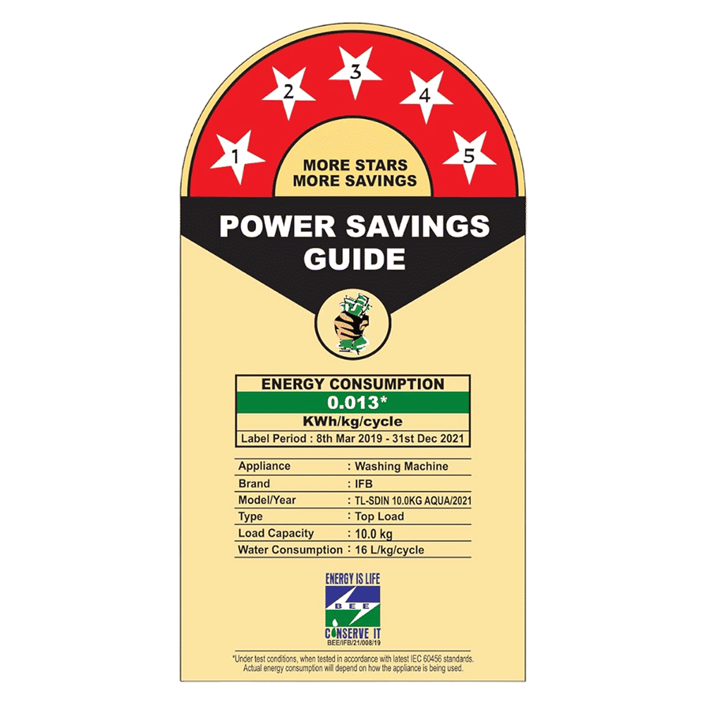 IFB 10 kg 5 Star Fully Automatic Top Load Washing Machine (TL-SDIN AQUA, Aqua Energie, Inox) IFB 10 kg 5 Star Fully Automatic Top Load Washing Machine (TL-SDIN AQUA, Aqua Energie, Inox)_13