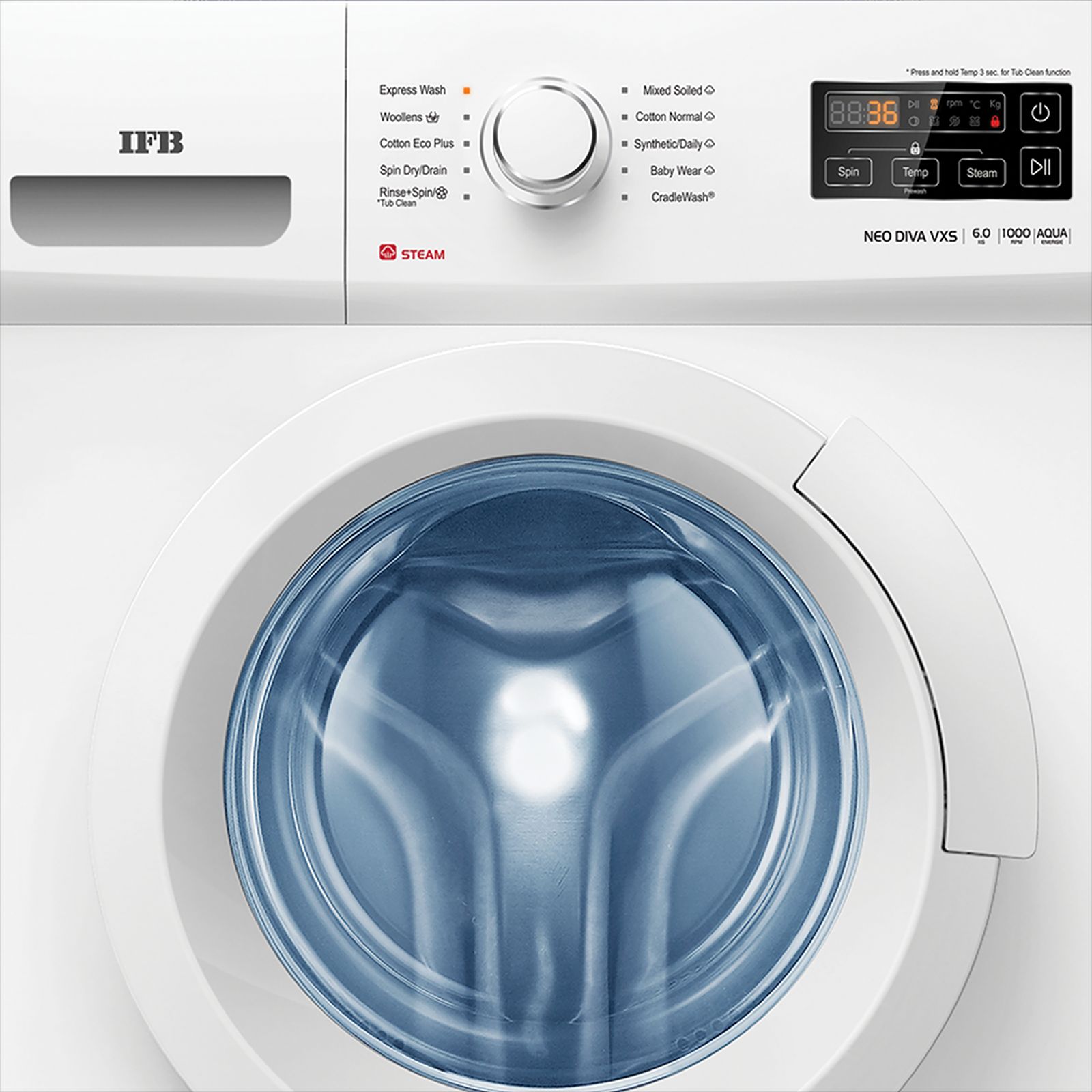 IFB 6 kg 5 Star Fully Automatic Front Load Washing Machine (Neo Diva VXS 6010, Aqua Energie, White)_10