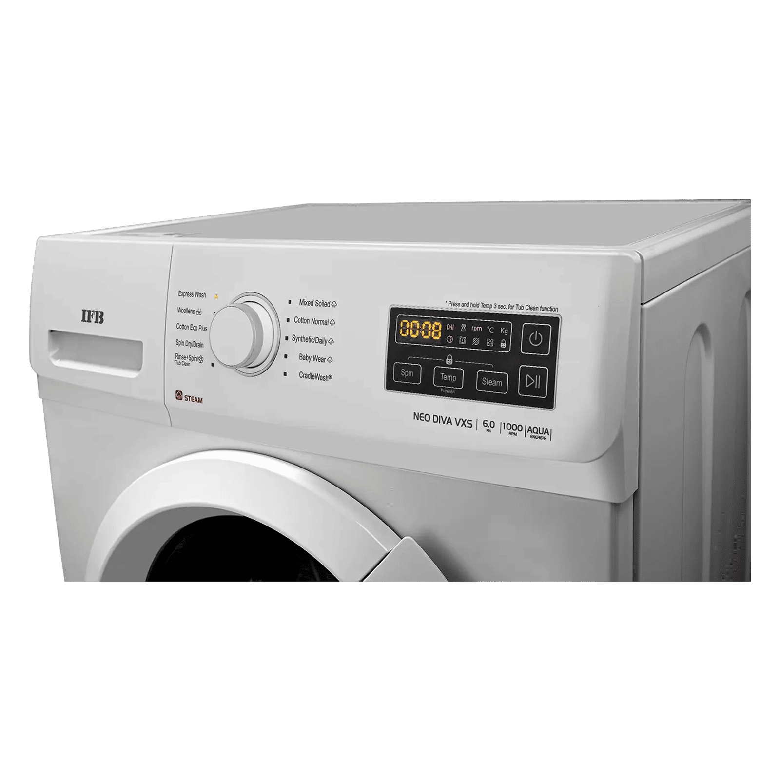 IFB 6 kg 5 Star Fully Automatic Front Load Washing Machine (Neo Diva VXS 6010, Aqua Energie, White)_4
