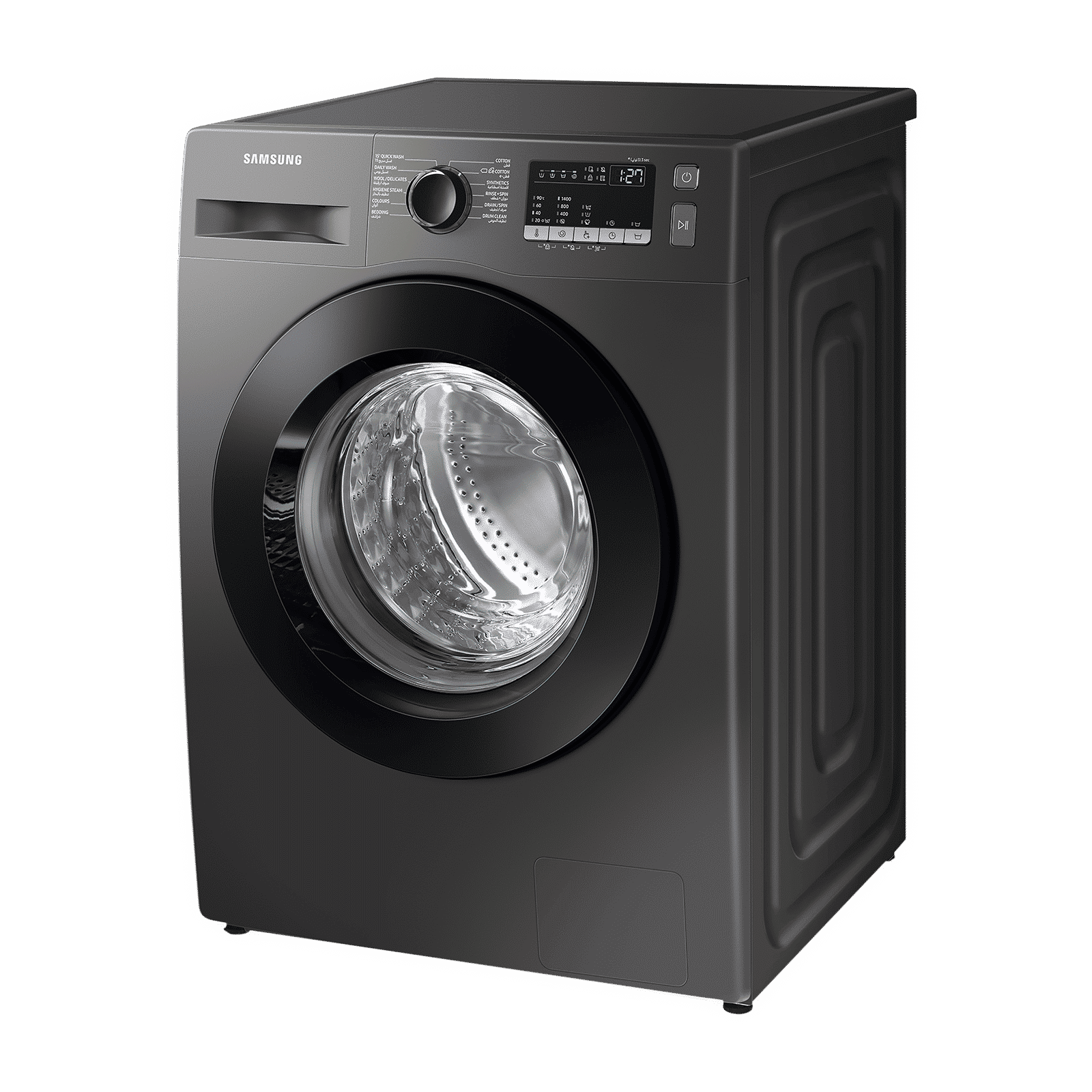 SAMSUNG 8 kg 5 Star Inverter Fully Automatic Front Load Washing Machine (WW80T4040CX1TL, Diamond Drum, Inox)_6