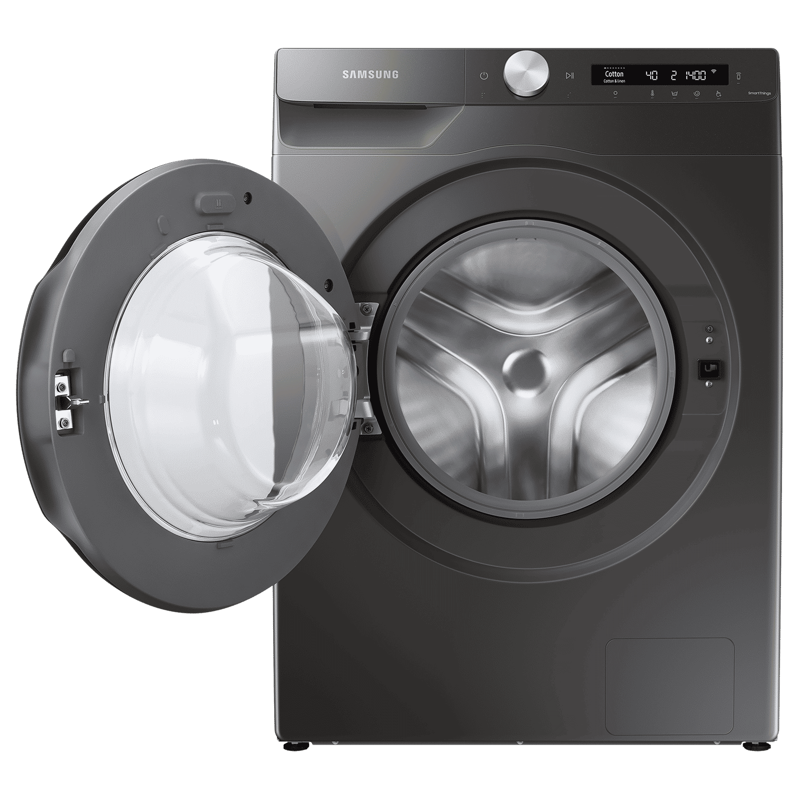 SAMSUNG 9 kg 5 Star Inverter Fully Automatic Front Load Washing Machine (WW90T504DAN1TL, AI Control Display, Inox)_6