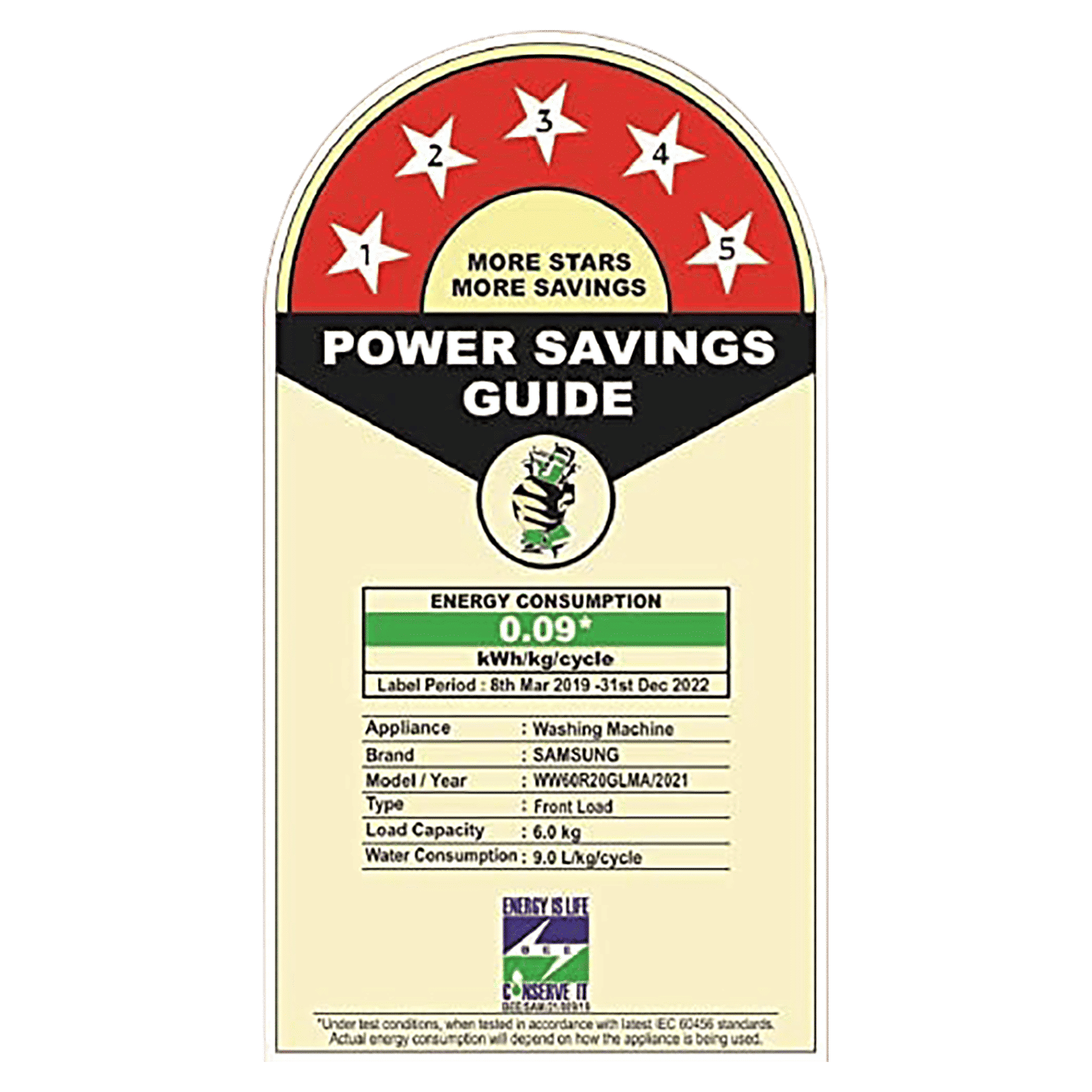 SAMSUNG 6 kg 5 Star Inverter Fully Automatic Front Load Washing Machine (WW60R20GLMA/TL, In-built Heater, White) SAMSUNG 6 kg 5 Star Inverter Fully Automatic Front Load Washing Machine (WW60R20GLMA/TL, In-built Heater, White)_12