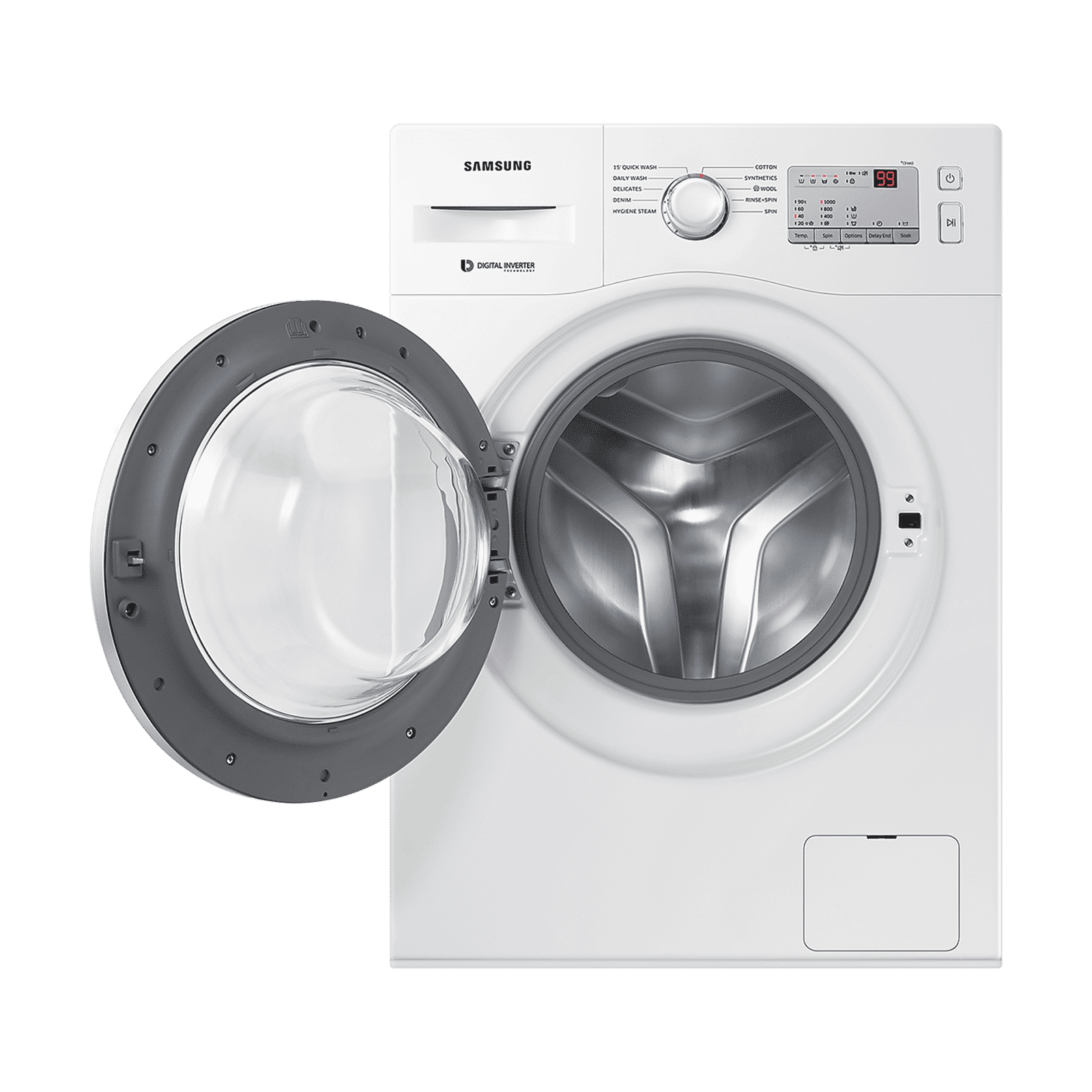 SAMSUNG 6 kg 5 Star Inverter Fully Automatic Front Load Washing Machine (WW60R20GLMA/TL, In-built Heater, White) SAMSUNG 6 kg 5 Star Inverter Fully Automatic Front Load Washing Machine (WW60R20GLMA/TL, In-built Heater, White)_6