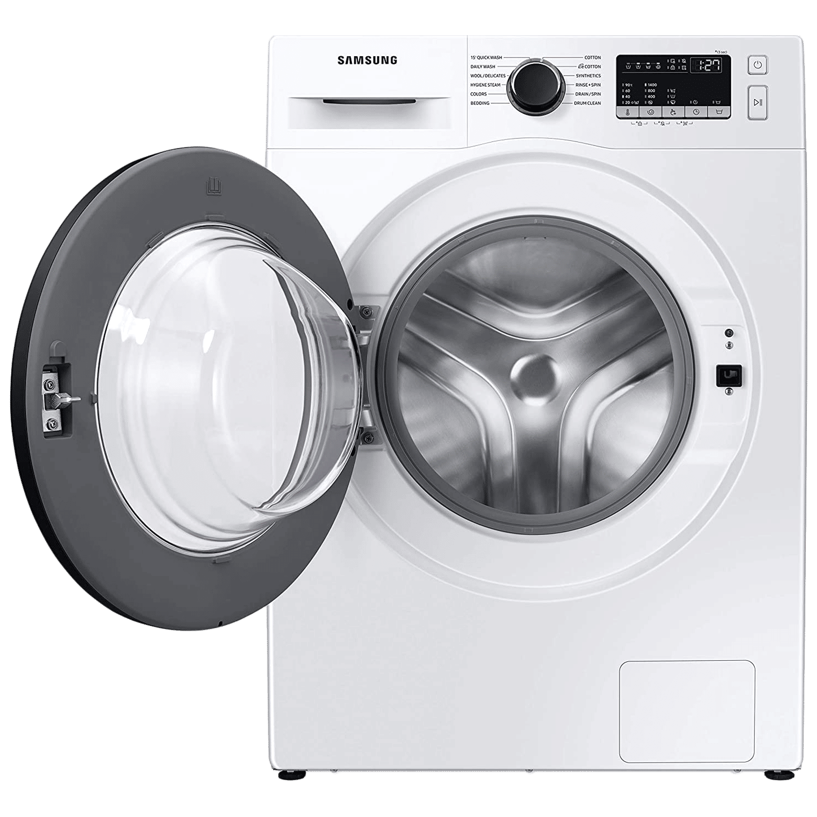 SAMSUNG 8 kg 5 Star Inverter Fully Automatic Front Load Washing Machine (WW80T4040CE1TL, Diamond Drum, White)_6