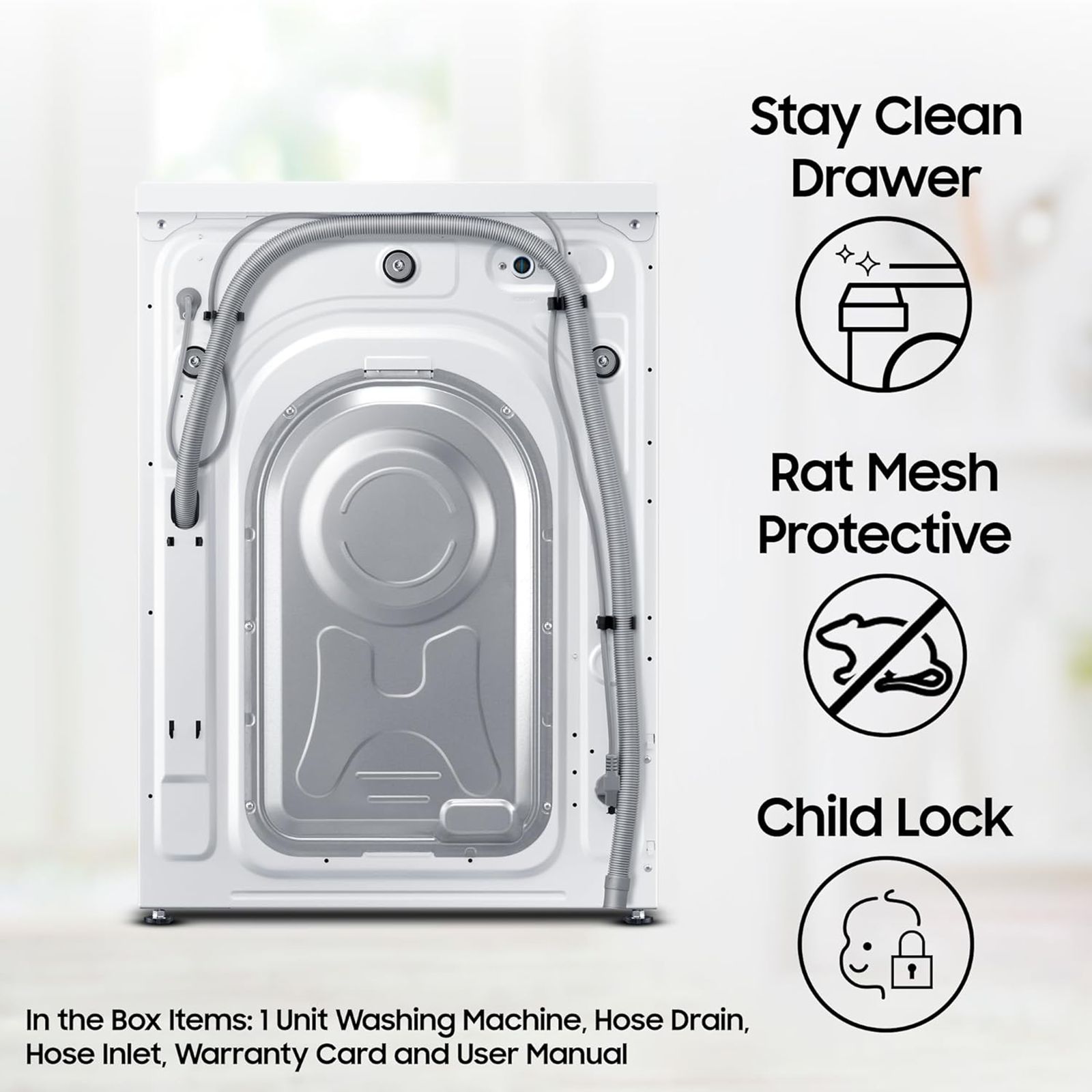 SAMSUNG 7 kg 5 Star Inverter Fully Automatic Front Load Washing Machine (WW70T4020EE/TL, Diamond Drum, White)_17