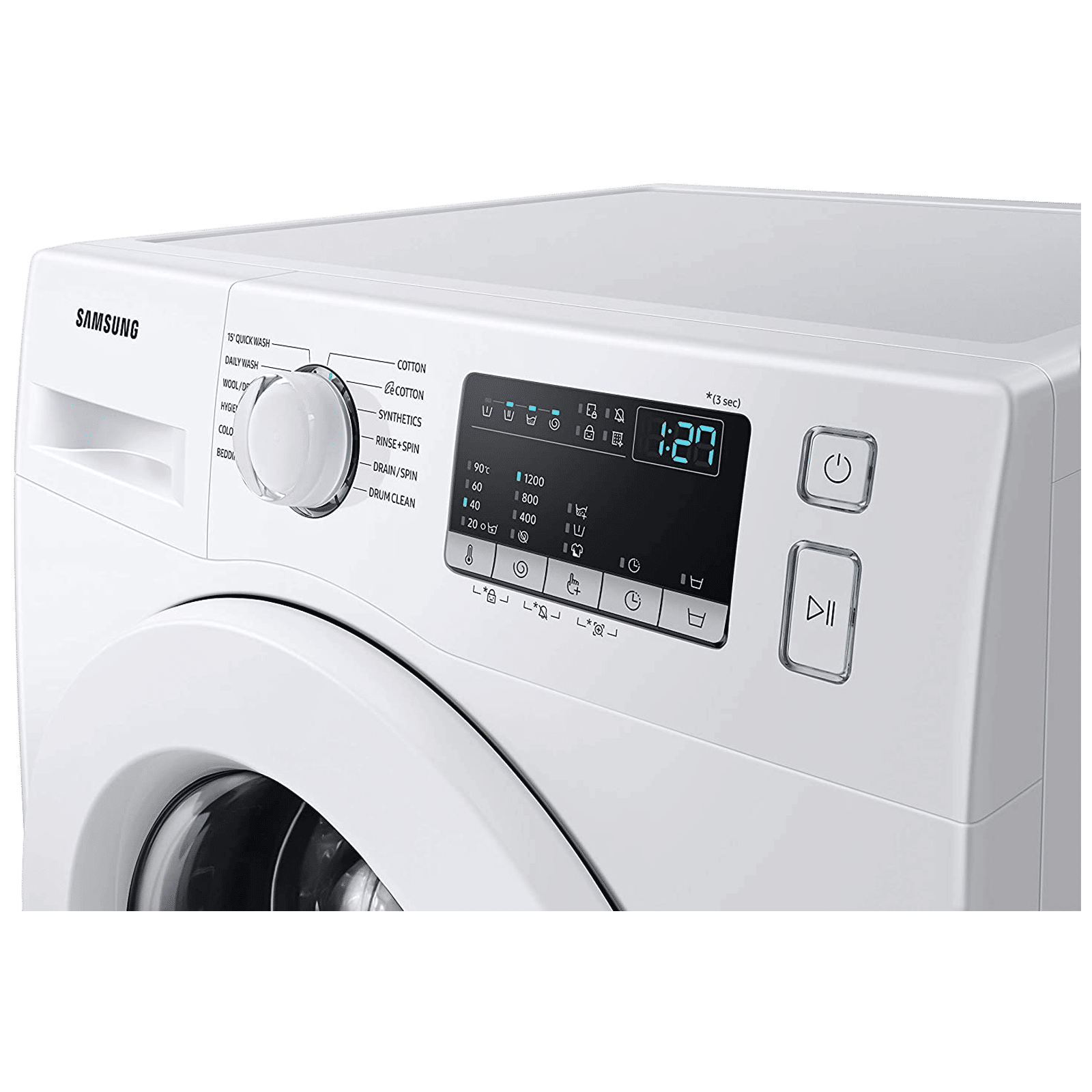 SAMSUNG 7 kg 5 Star Inverter Fully Automatic Front Load Washing Machine (WW70T4020EE/TL, Diamond Drum, White)_4