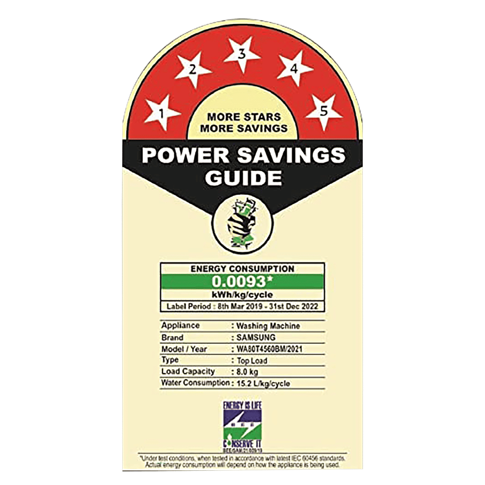 SAMSUNG 8 kg 5 Star Inverter Fully Automatic Top Load Washing Machine (WA80T4560BM/TL, Diamond Drum, Magnolia Plum)_10