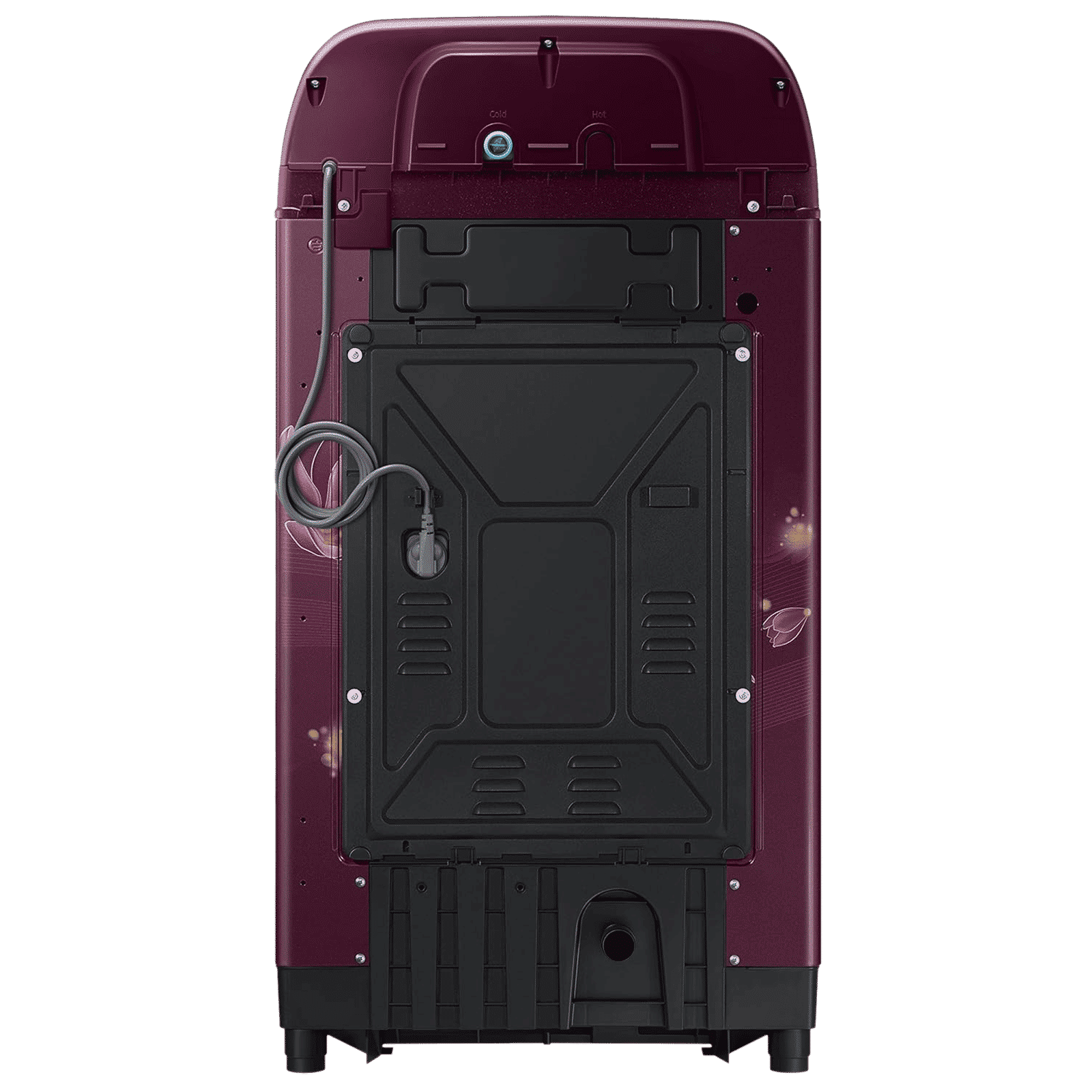 SAMSUNG 8 kg 5 Star Inverter Fully Automatic Top Load Washing Machine (WA80T4560BM/TL, Diamond Drum, Magnolia Plum)_9