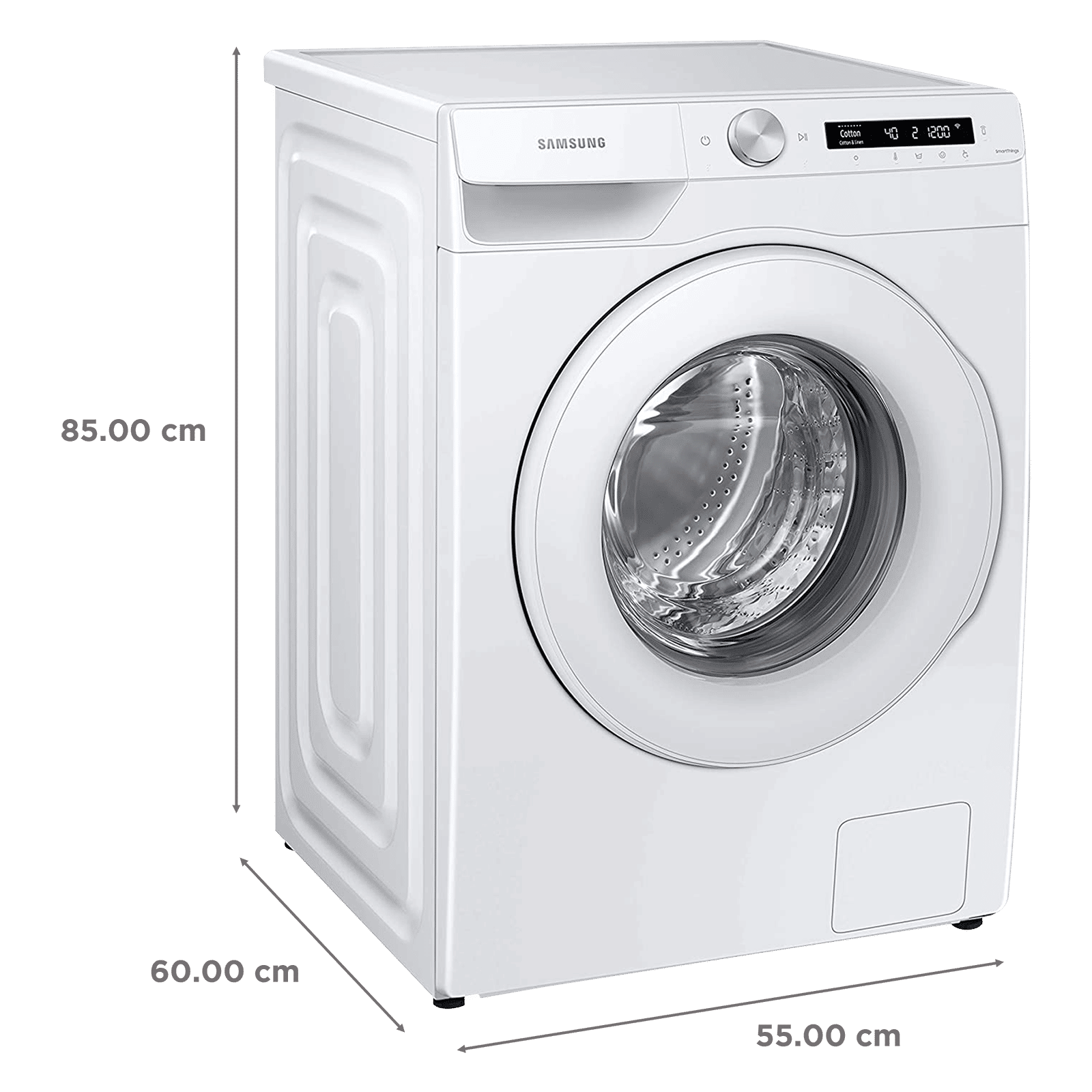 SAMSUNG 7 kg 5 Star Inverter Fully Automatic Front Load Washing Machine (WW70T502NTW/TL, Diamond Drum, White)_3