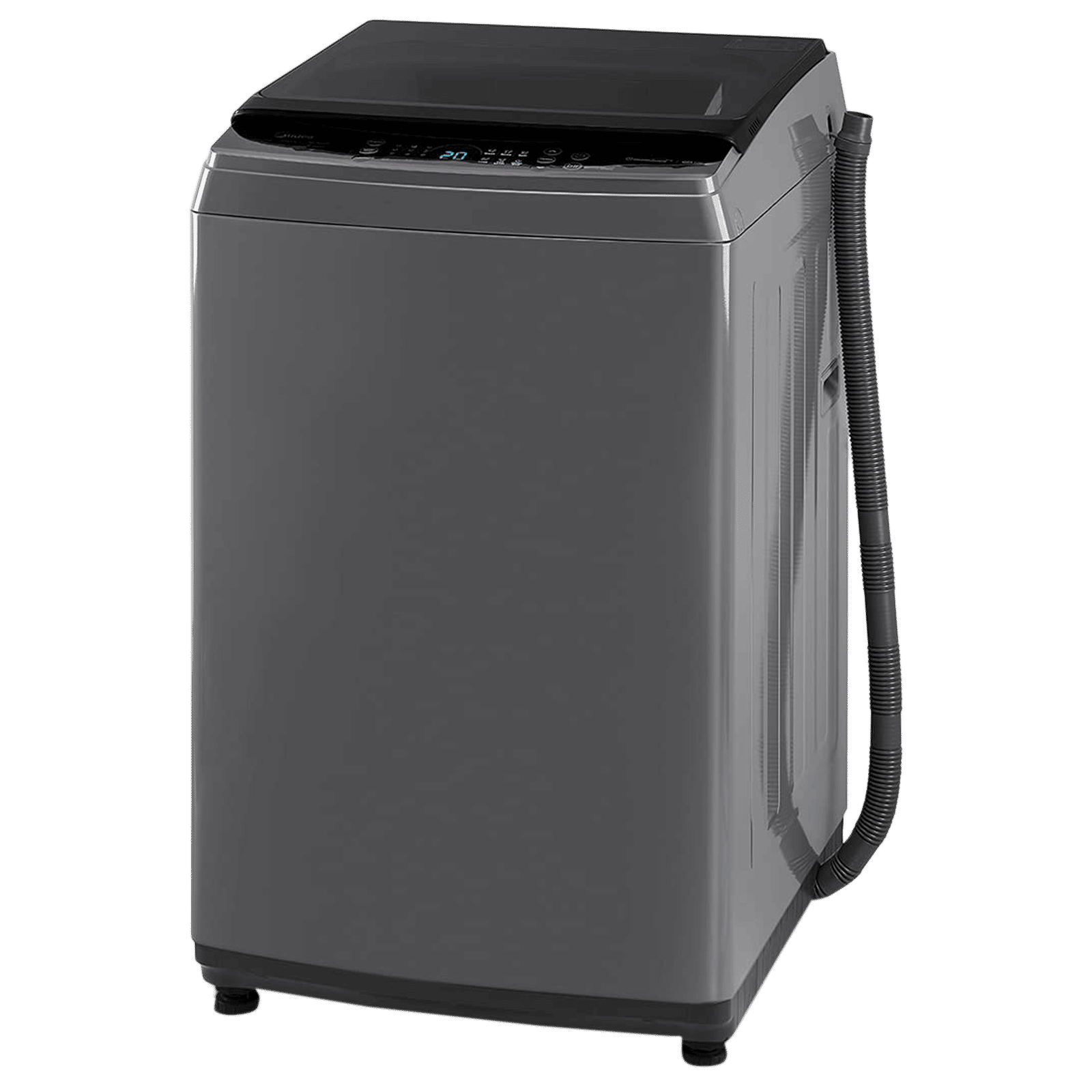 Midea 7 kg 5 Star Inverter Fully Automatic Top Load Washing Machine (MA200W70/G-IN, Lint Filter, Dark Grey)_5