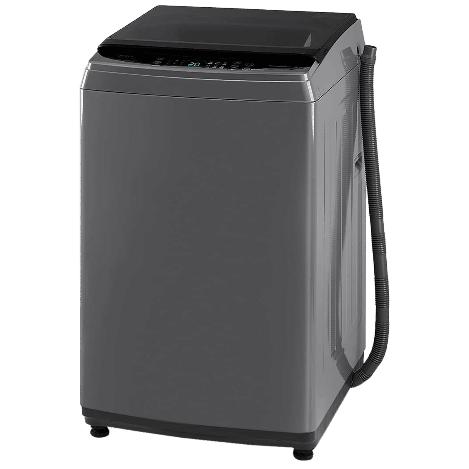 Midea 8 kg 5 Star Inverter Fully Automatic Top Load Washing Machine (MA200W80/G-IN, Lint Filter, Grey) Midea 8 kg 5 Star Inverter Fully Automatic Top Load Washing Machine (MA200W80/G-IN, Lint Filter, Grey)_5