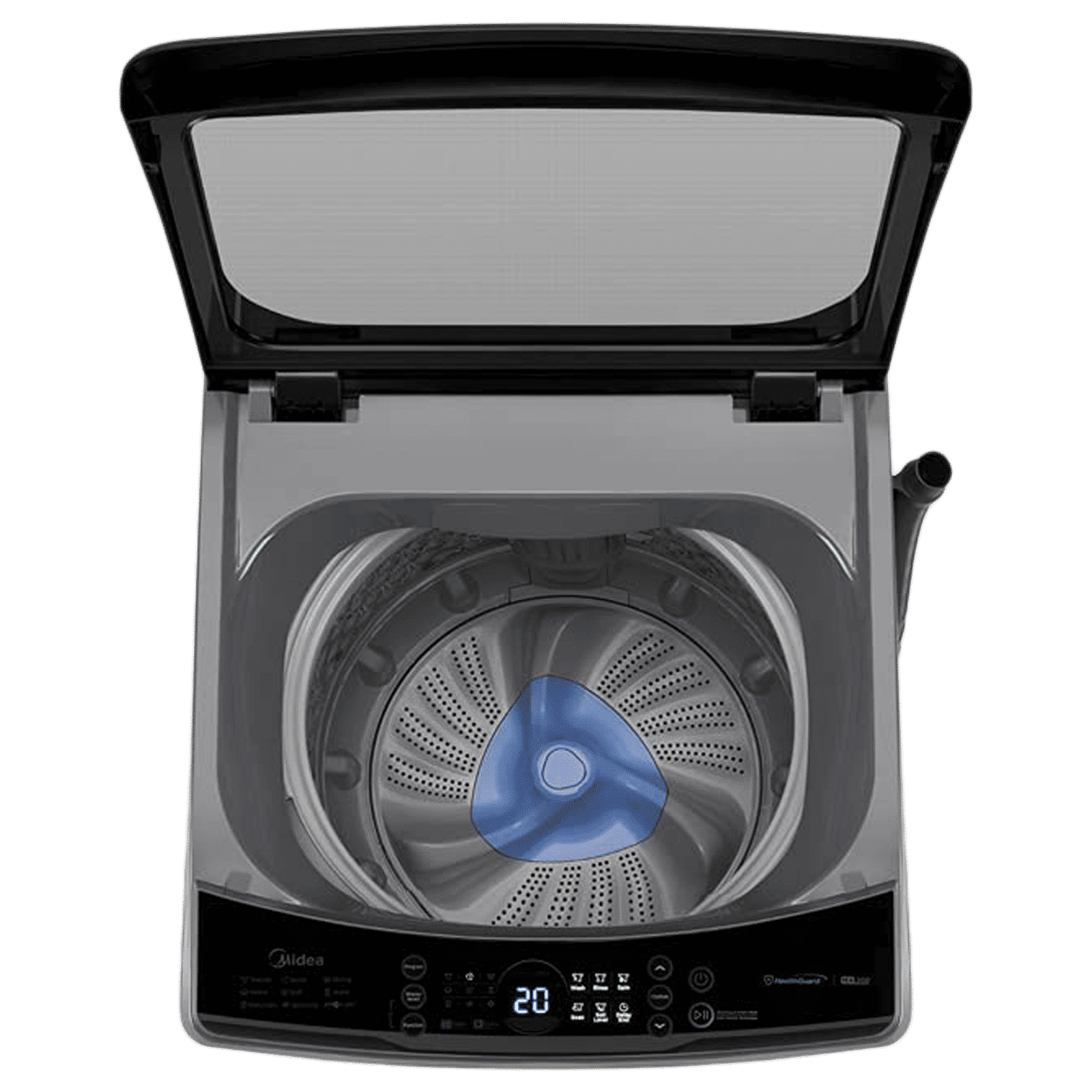 Midea 8 kg 5 Star Inverter Fully Automatic Top Load Washing Machine (MA200W80/G-IN, Lint Filter, Grey) Midea 8 kg 5 Star Inverter Fully Automatic Top Load Washing Machine (MA200W80/G-IN, Lint Filter, Grey)_7