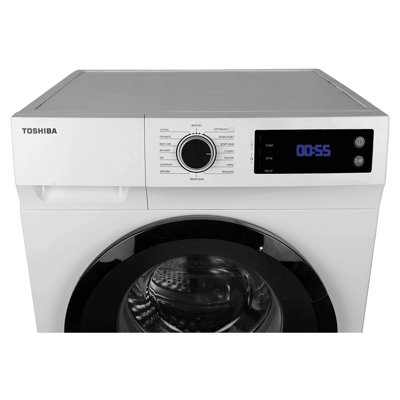 TOSHIBA 7 kg 5 Star Inverter Fully Automatic Front Load Washing Machine (TW-BJ80S2-IND(WK), In-Built Heater, White)_8