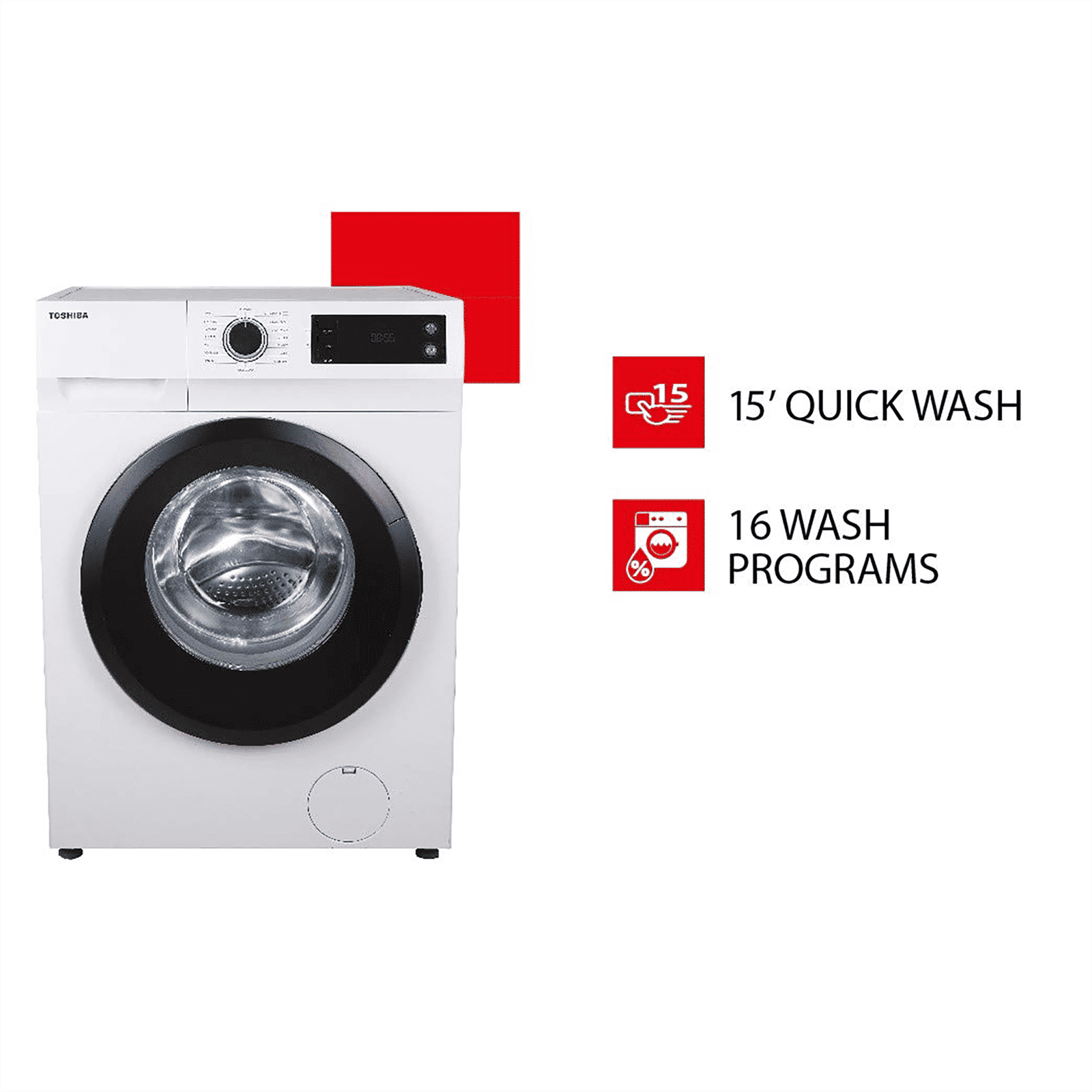TOSHIBA 7 kg 5 Star Inverter Fully Automatic Front Load Washing Machine (TW-BJ80S2-IND(WK), In-Built Heater, White)_16