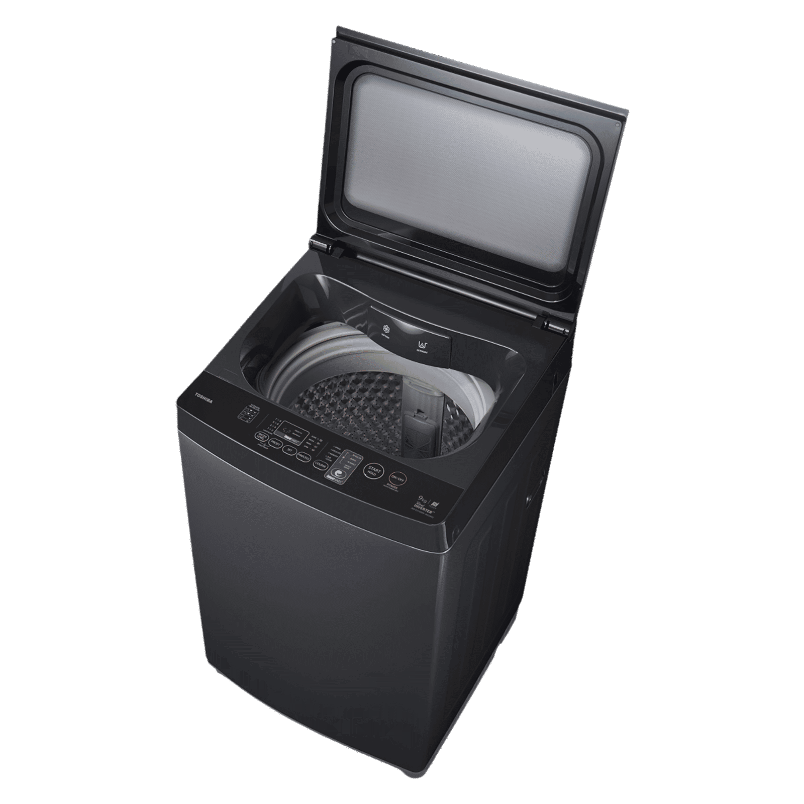 TOSHIBA 9 kg 5 Star Inverter Fully Automatic Top Load Washing Machine (AW-DJ1000F-IND, i-Clean Function, Silver)_9