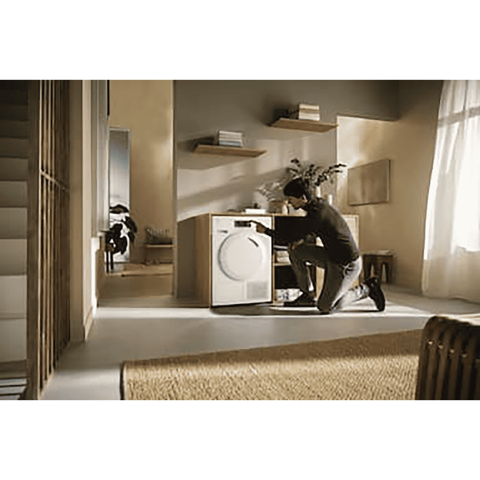 Miele 7 kg Fully Automatic Front Load Dryer (T1 Excellence, TEB145WP, 7 Segment Display, Lotus White)_7