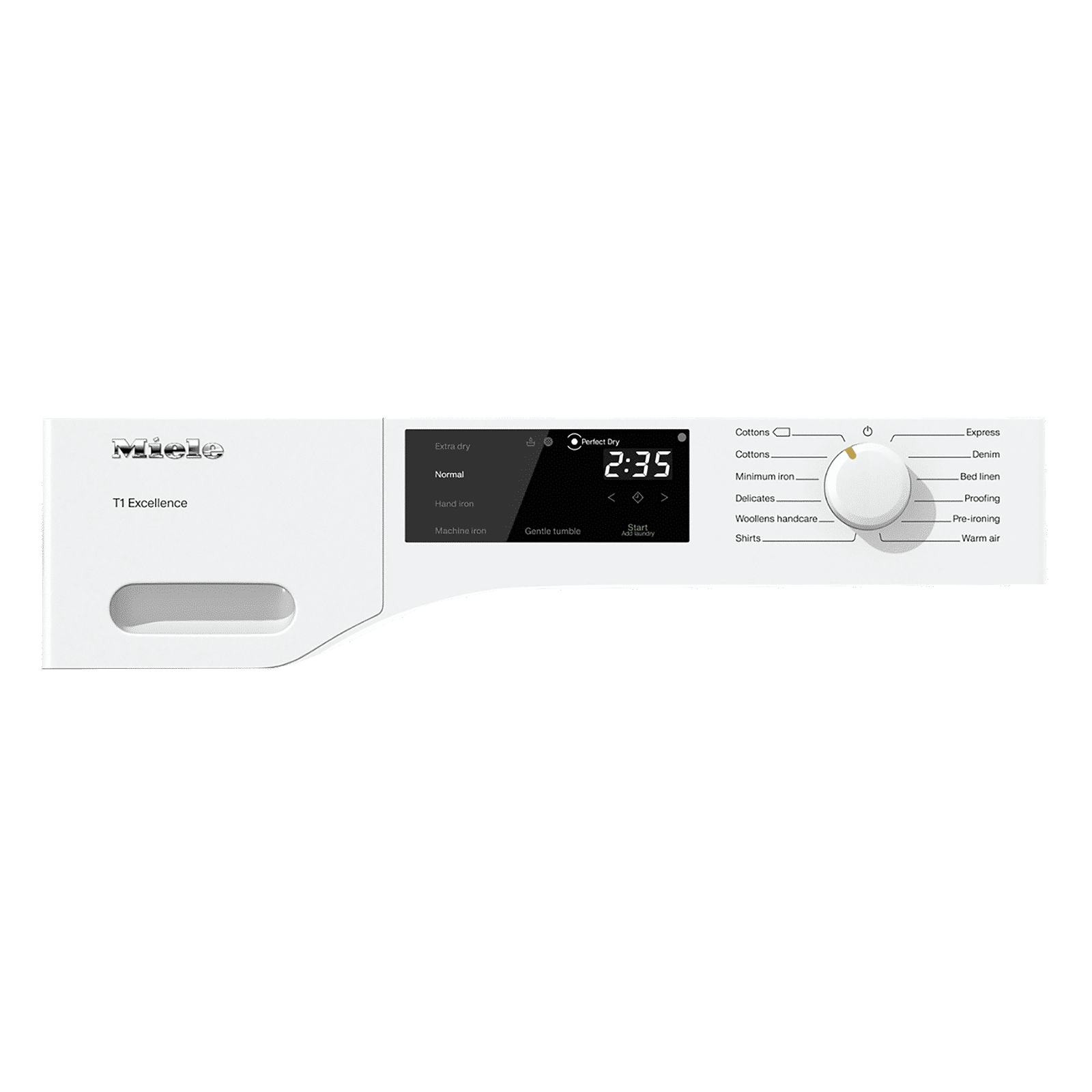 Miele 7 kg Fully Automatic Front Load Dryer (T1 Excellence, TEB145WP, 7 Segment Display, Lotus White)_4