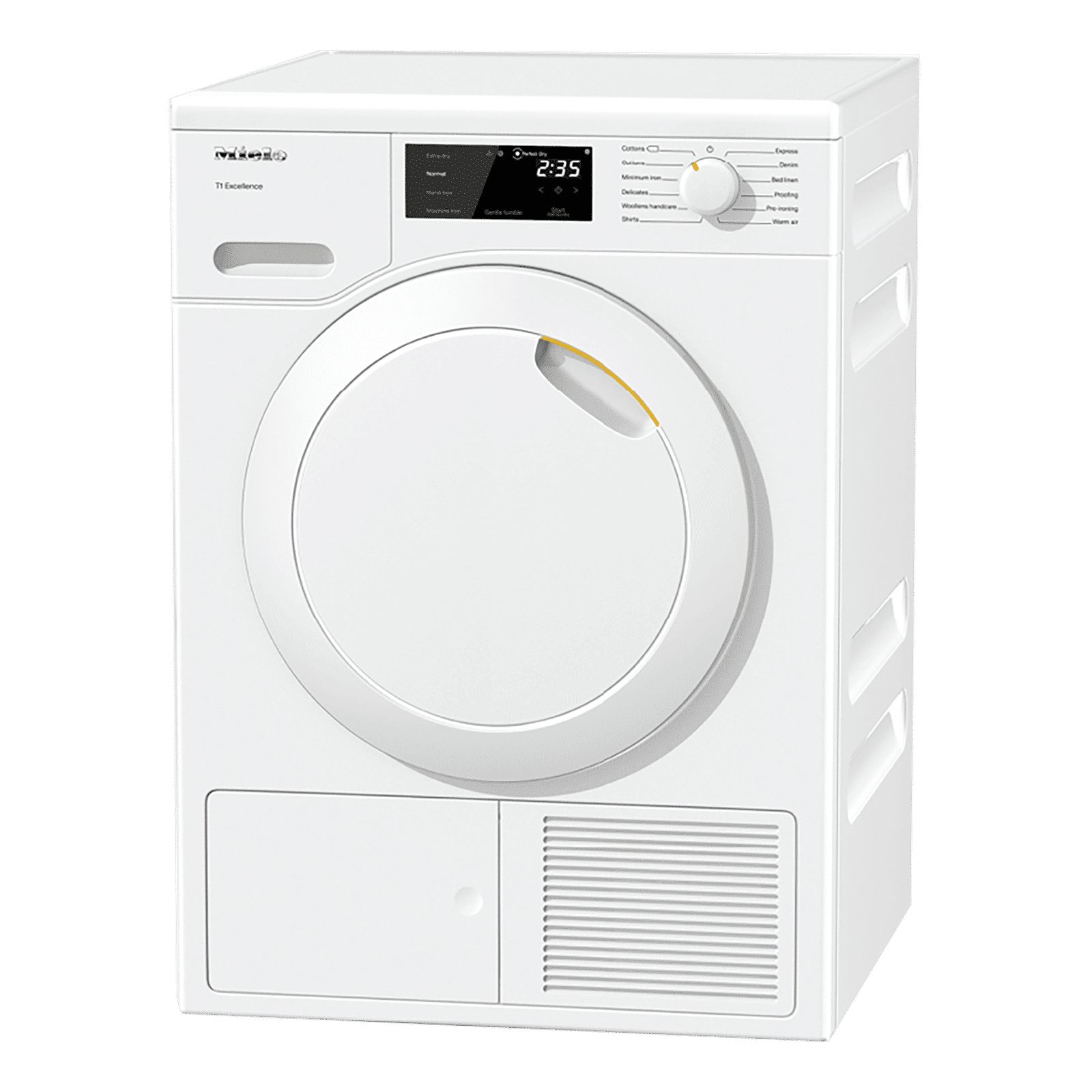 Miele 7 kg Fully Automatic Front Load Dryer (T1 Excellence, TEB145WP, 7 Segment Display, Lotus White)_5