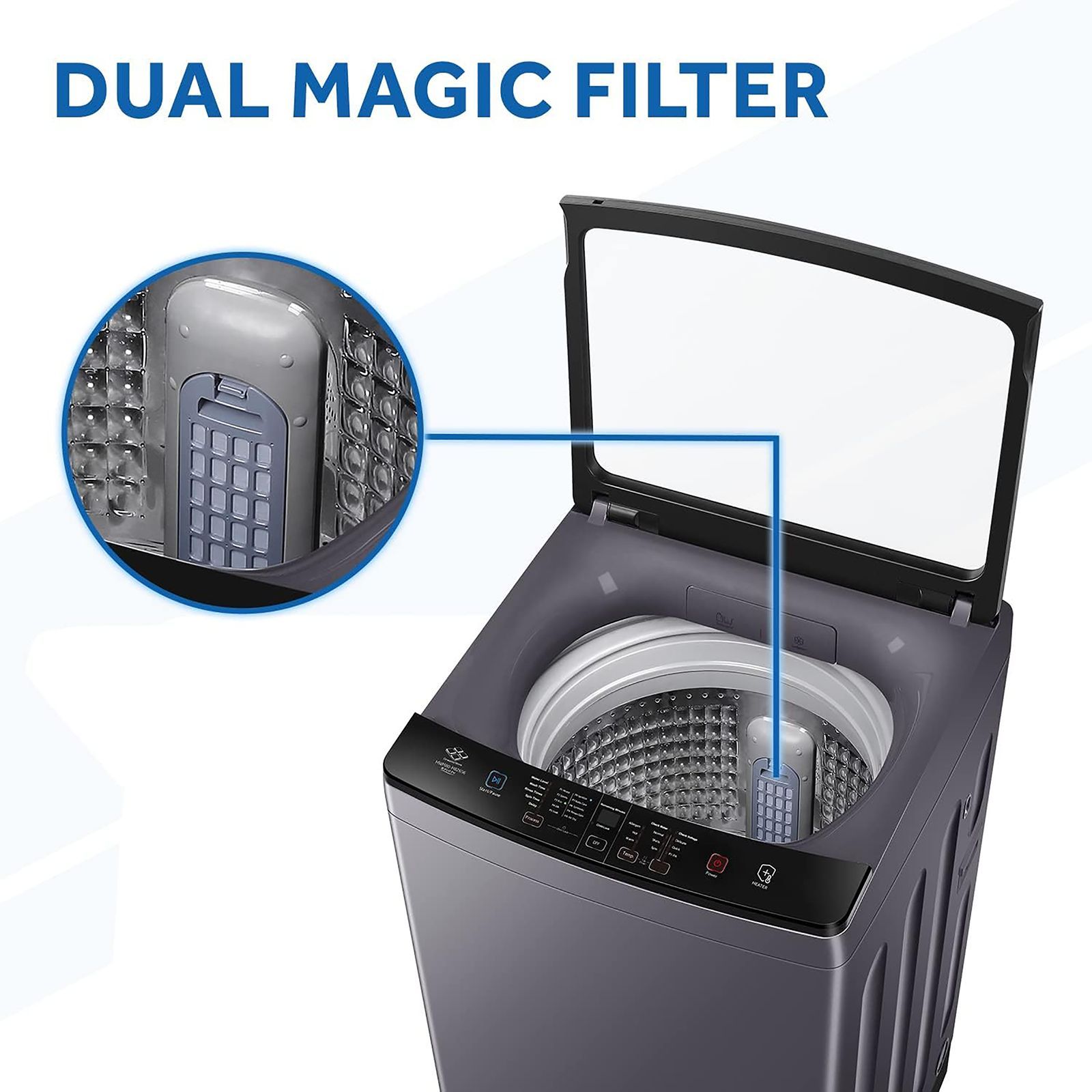 Haier 8 kg Fully Automatic Top Load Washing Machine (HWM80-H826S6, In-built Heater, Jade Silver) Haier 8 kg Fully Automatic Top Load Washing Machine (HWM80-H826S6, In-built Heater, Jade Silver)_12