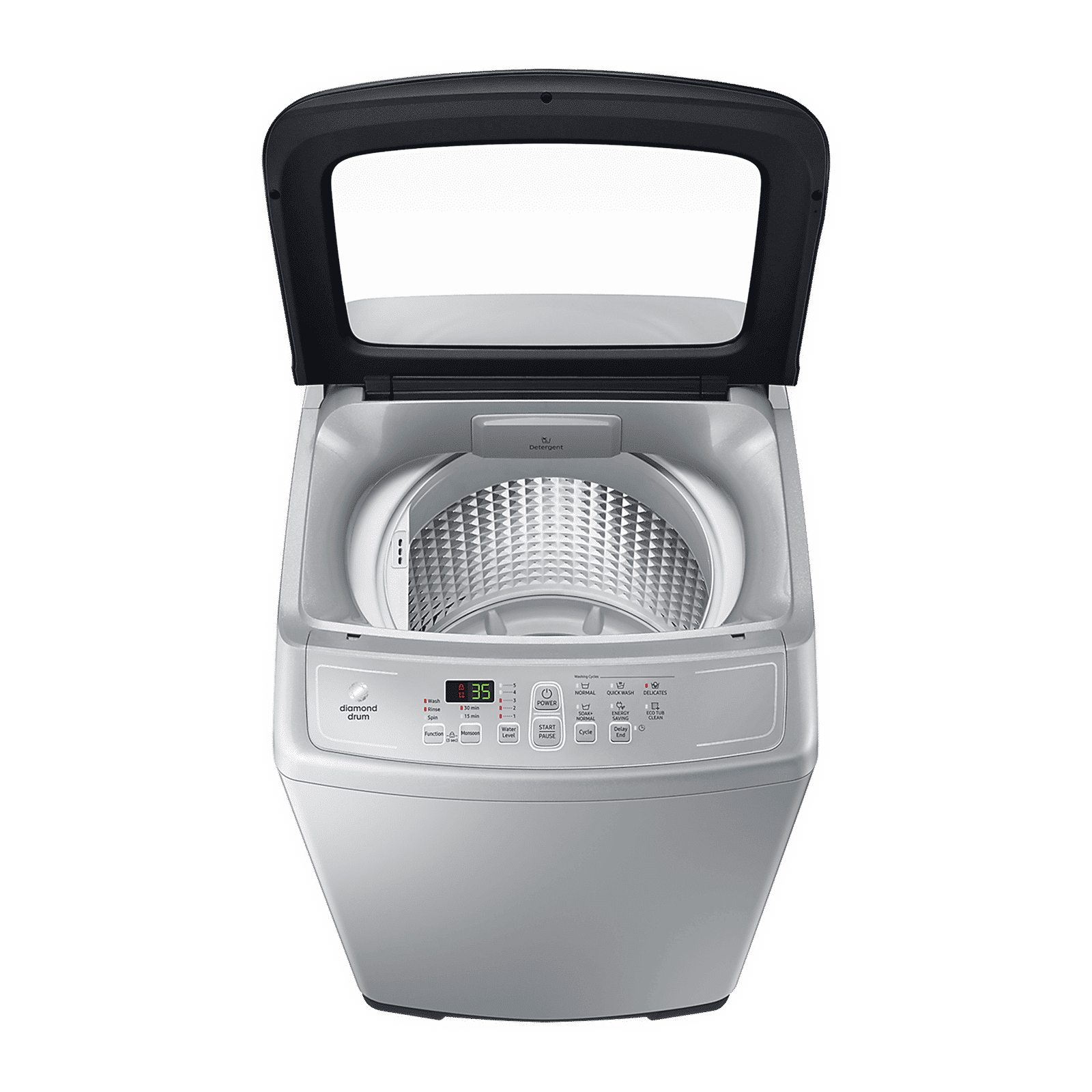 SAMSUNG 7 kg Inverter Fully Automatic Top Load Washing Machine (WA70A4002GS/TL, Diamond Drum, Imperial Silver)_10