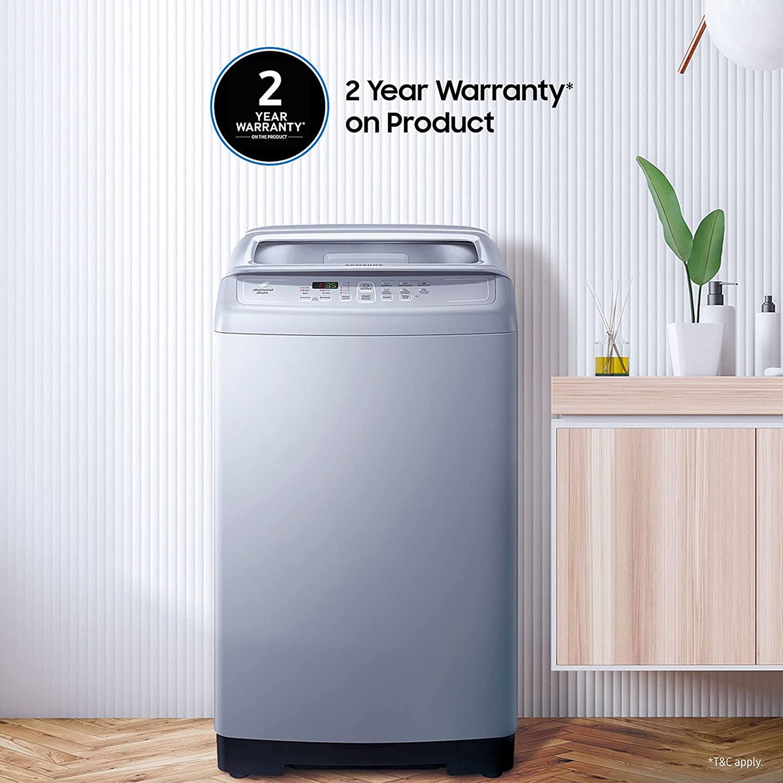 SAMSUNG 7 kg Inverter Fully Automatic Top Load Washing Machine (WA70A4002GS/TL, Diamond Drum, Imperial Silver)_18