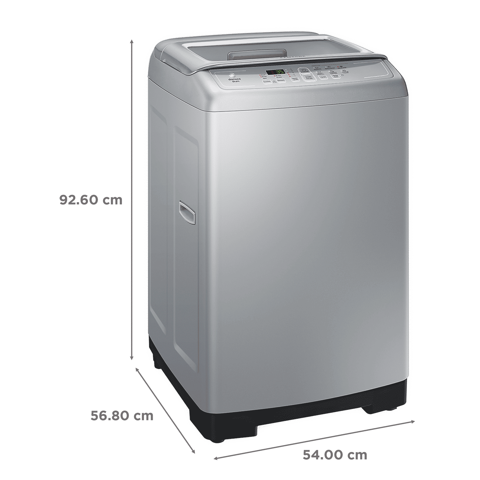 SAMSUNG 7 kg Inverter Fully Automatic Top Load Washing Machine (WA70A4002GS/TL, Diamond Drum, Imperial Silver)_3