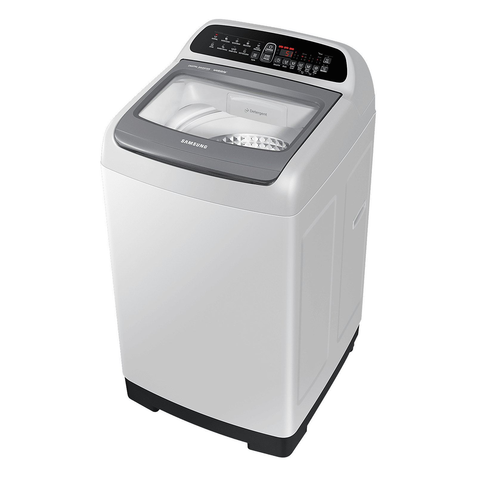 SAMSUNG 6.5 kg 5 Star Inverter Fully Automatic Top Load Washing Machine (WA65T4262GG/TL, Diamond Drum, Gray)_10