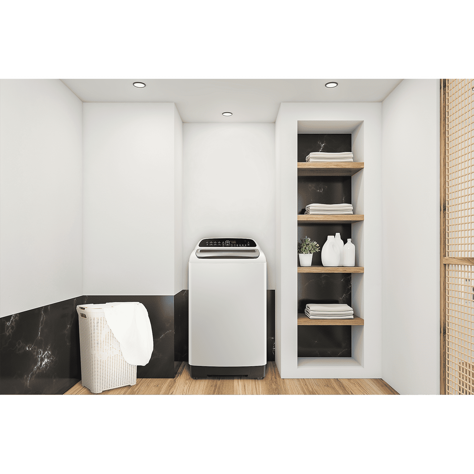 SAMSUNG 6.5 kg 5 Star Inverter Fully Automatic Top Load Washing Machine (WA65T4262GG/TL, Diamond Drum, Gray)_13