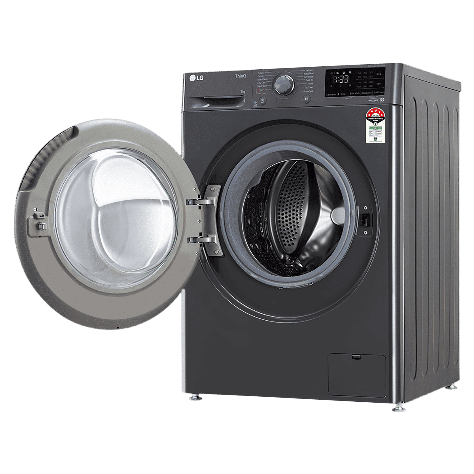 LG 7 Kg 5 Star Inverter Fully Automatic Front Load Washing Machine (FHV1207Z4M, Built-In Heater, Middle Black) LG 7 Kg 5 Star Inverter Fully Automatic Front Load Washing Machine (FHV1207Z4M, Built-In Heater, Middle Black)_12