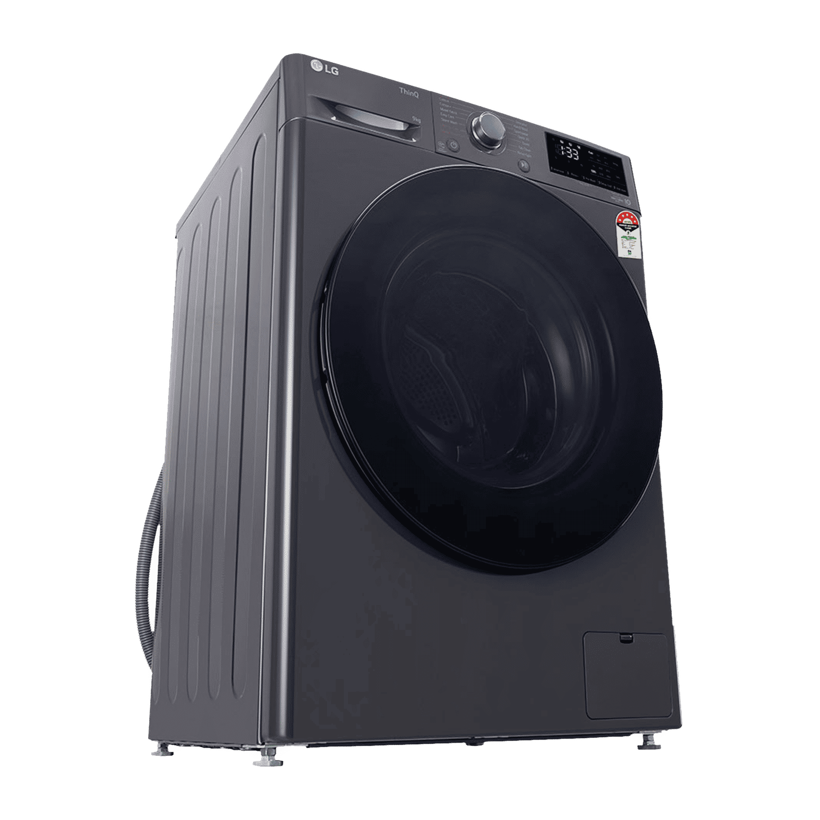 LG 9kg 5 Star Fully Automatic Front Load Washing Machine (FHV1409Z4M.ABMQEIL, LG ThinQ with Wi-Fi, Middle Black)_10