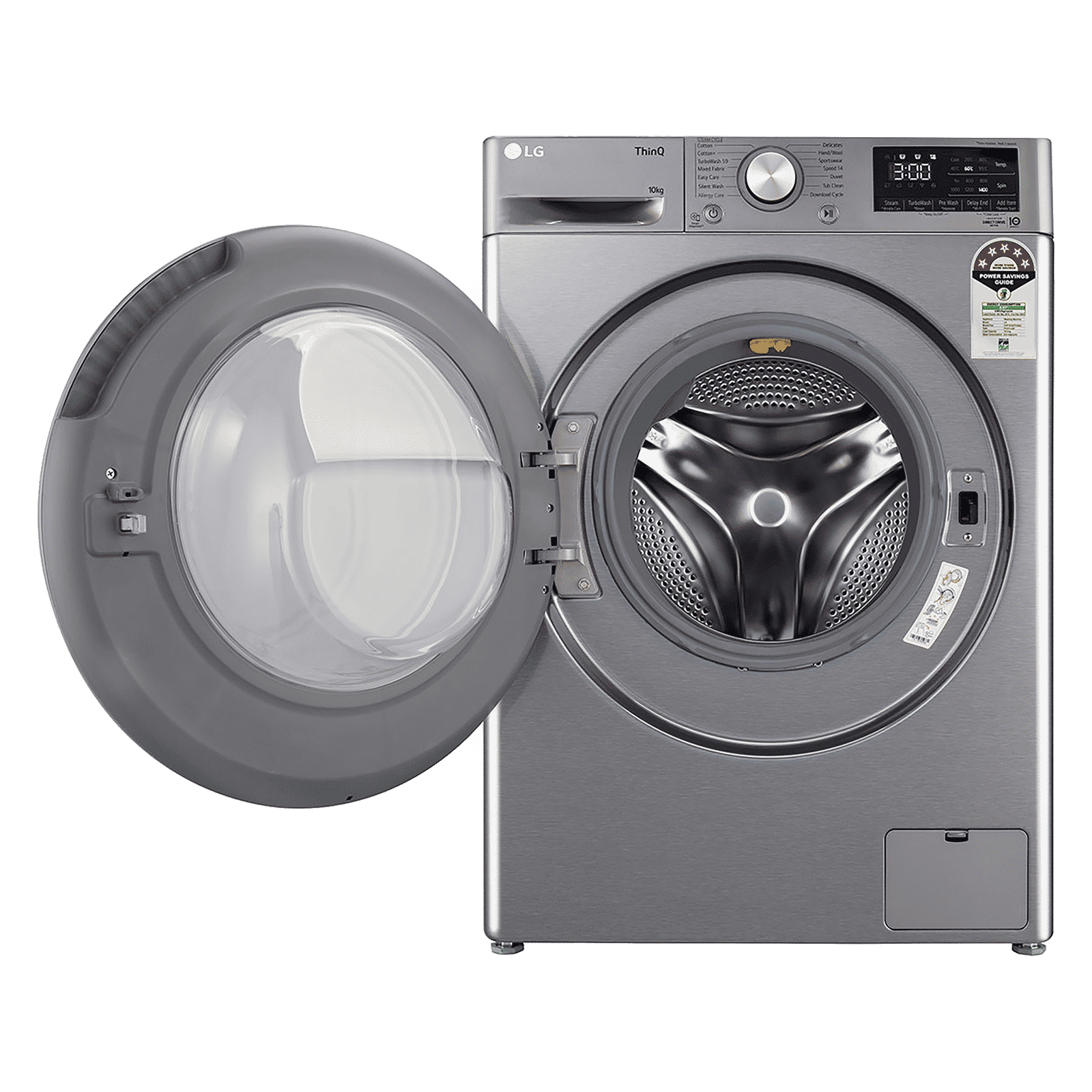 LG 10 kg 5 Star Fully Automatic Front Load Washing Machine (FHP1410Z7P.APSQEIL, Smart Diagnosis, Platinum Silver)_6