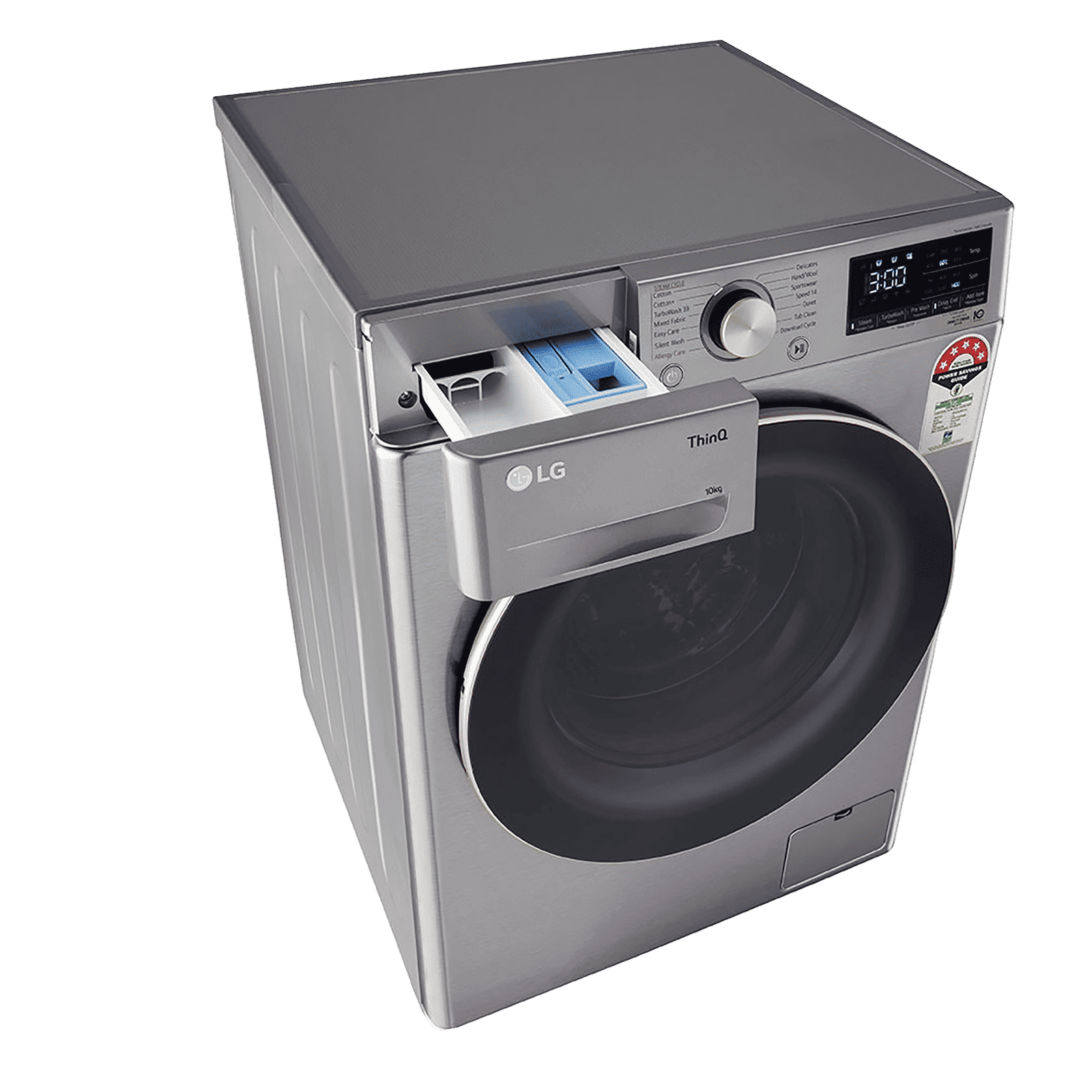 LG 10 kg 5 Star Fully Automatic Front Load Washing Machine (FHP1410Z7P.APSQEIL, Smart Diagnosis, Platinum Silver)_8