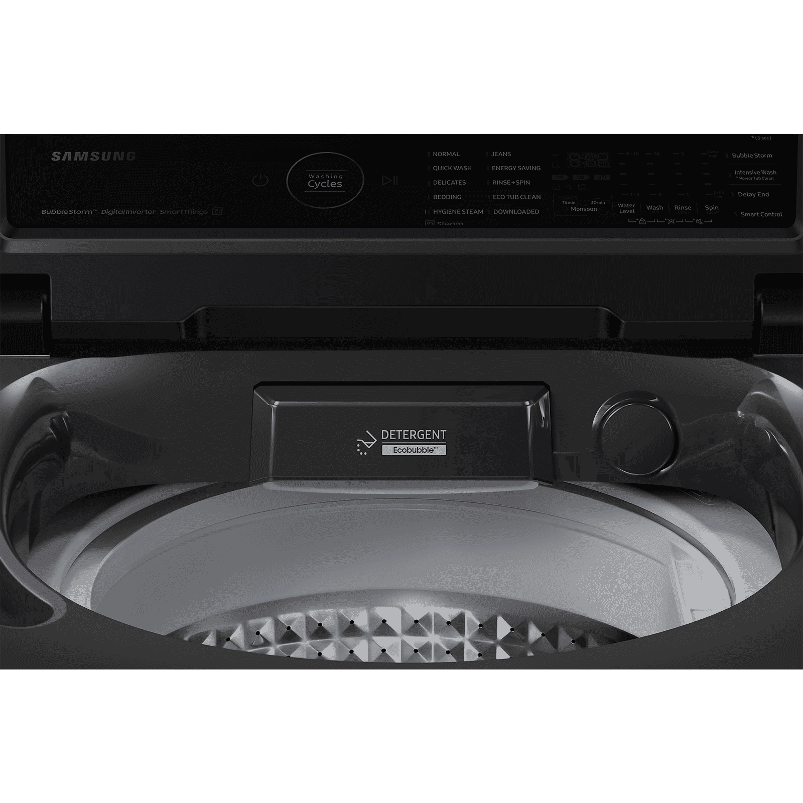 SAMSUNG 8 kg 5 Star Fully Automatic Top Load Washing Machine (WA80BG4582BDTL, In-built Heater, Dark Gray)_16