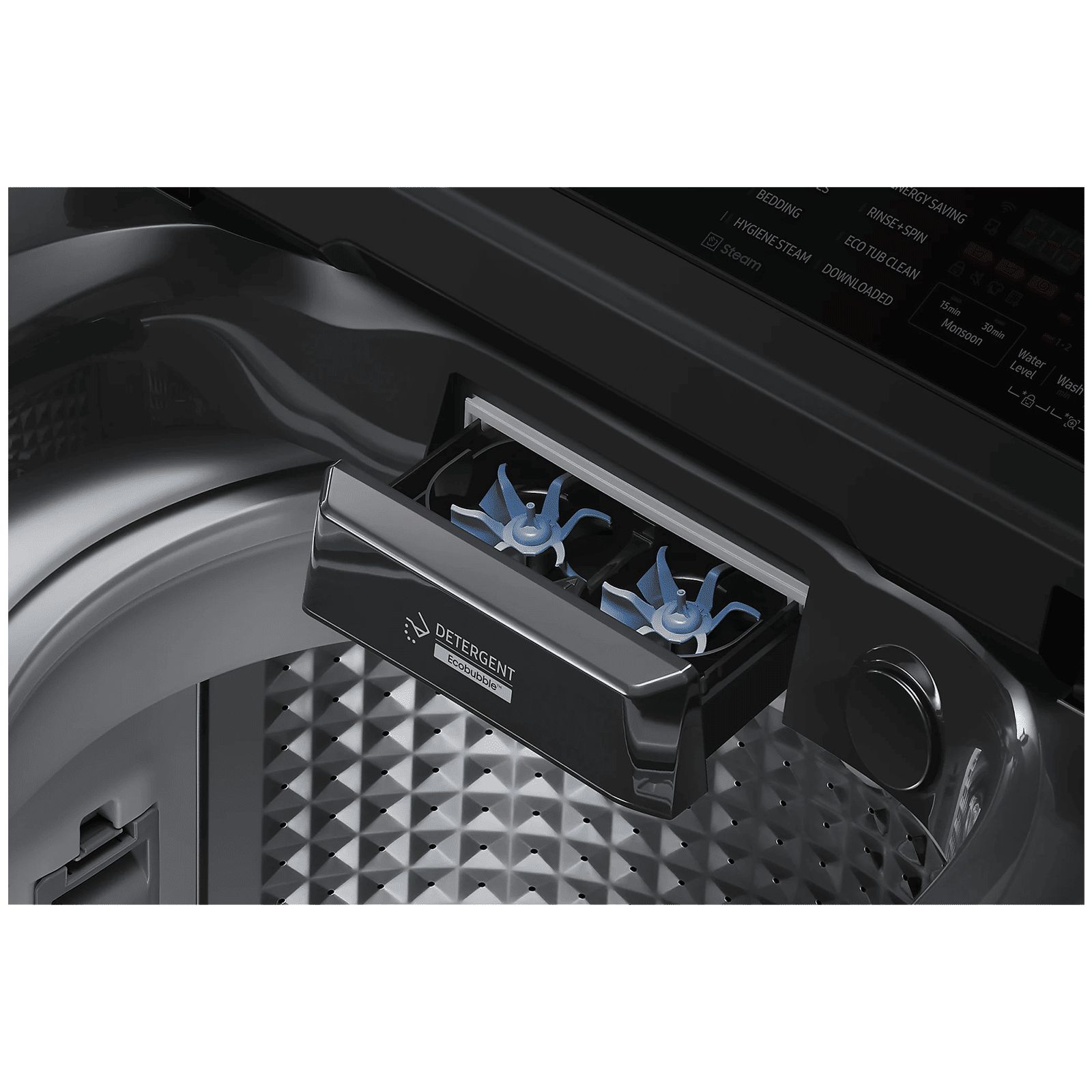 SAMSUNG 8 kg 5 Star Fully Automatic Top Load Washing Machine (WA80BG4582BDTL, In-built Heater, Dark Gray)_6