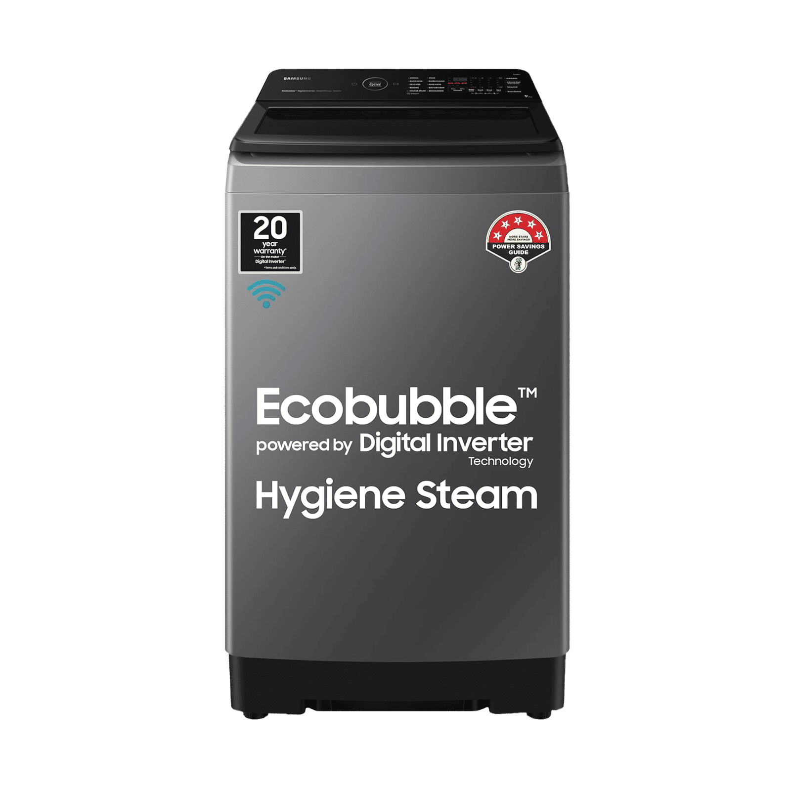 SAMSUNG 9 kg 5 Star Fully Automatic Top Load Washing Machine (WA90BG4582BDTL, In-built Heater, Dark Gray) SAMSUNG 9 kg 5 Star Fully Automatic Top Load Washing Machine (WA90BG4582BDTL, In-built Heater, Dark Gray)_1